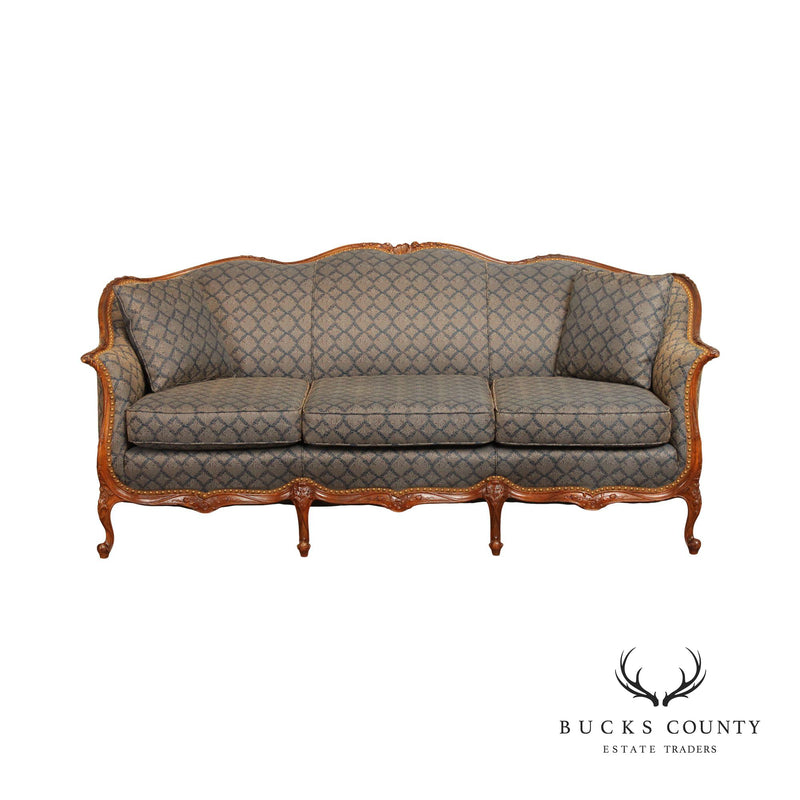 Antique French Louis XV Style Carved Sofa