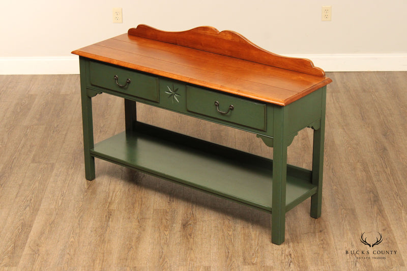 Ethan Allen 'Country Crossings' Painted Maple Sideboard Server