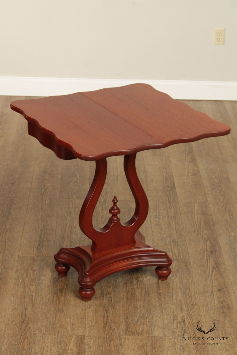 American Empire Style Mahogany Folding Card, Game Table (A)