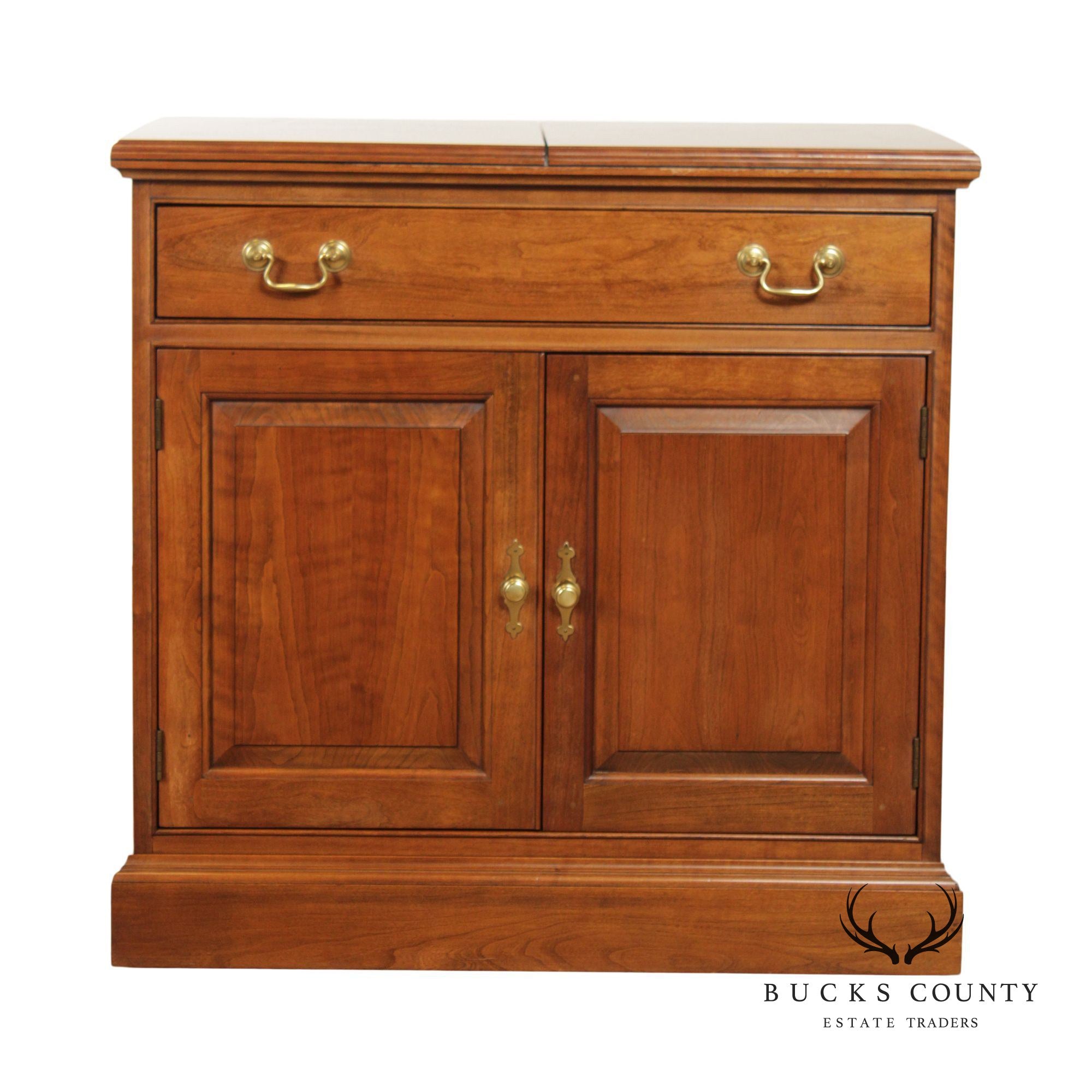 Stickley Traditional Flip-Top Cherry Server