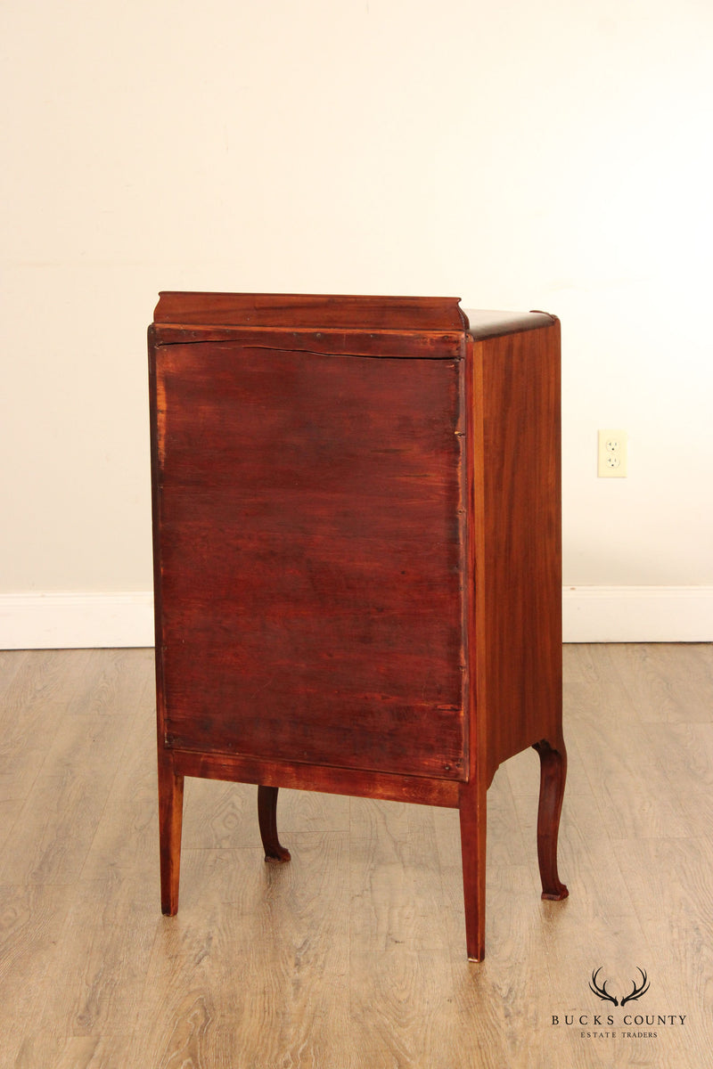 Antique Empire Mahogany Sheet Music Cabinet