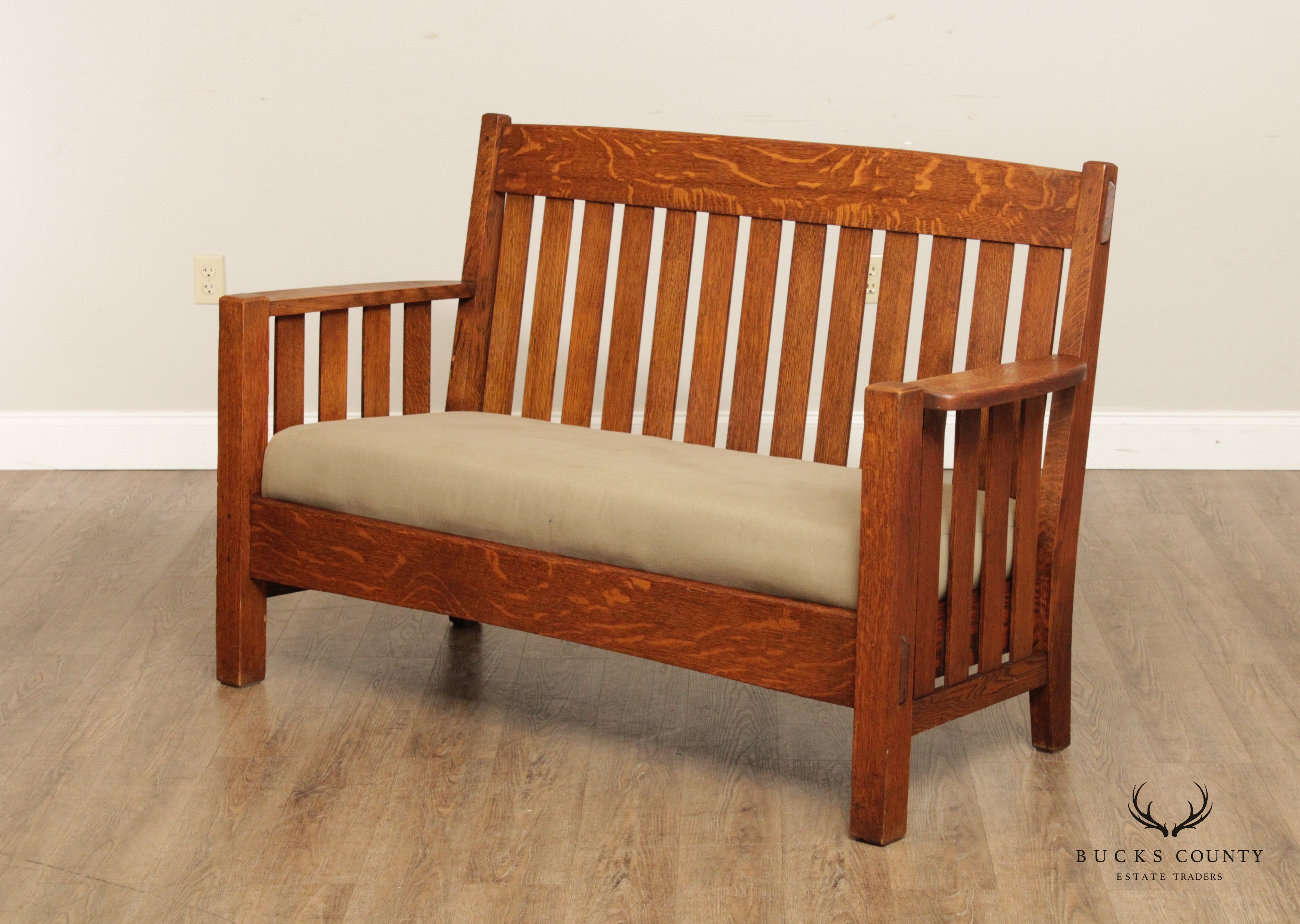 Harden Arts & Crafts Oak Settle