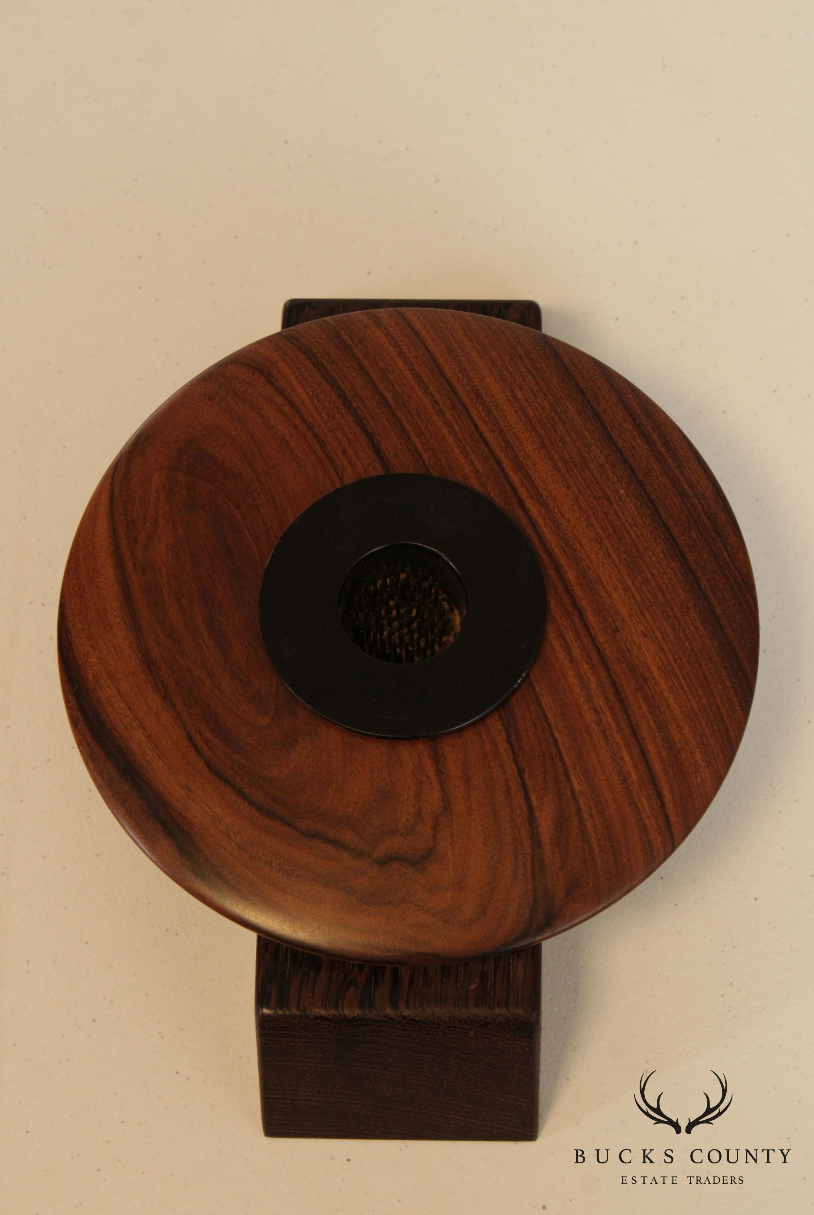 Studio Crafted Japanese Rosewood Candle Holder