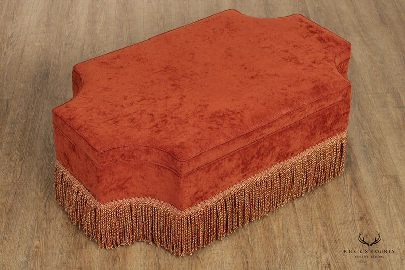 Massoud Furniture Custom Upholstered Ottoman