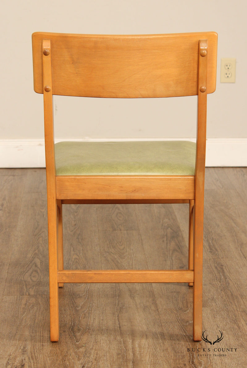 Templeton Mid Century Modern Blonde Maple Side Chair