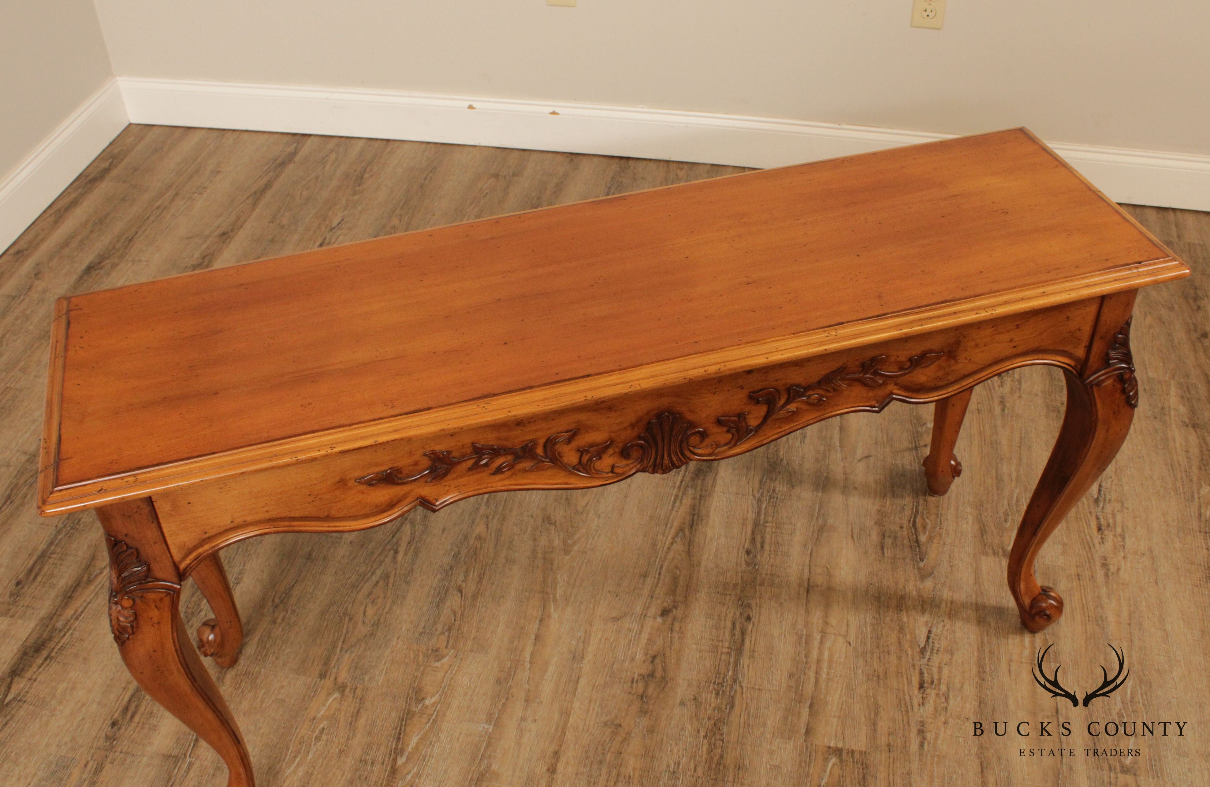 French Country Style 54 Inch Console Table