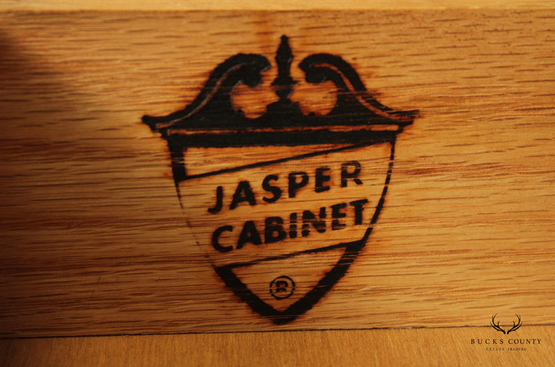 Jasper Cabinet Vintage Cherry Faux Bamboo Roll Top Desk