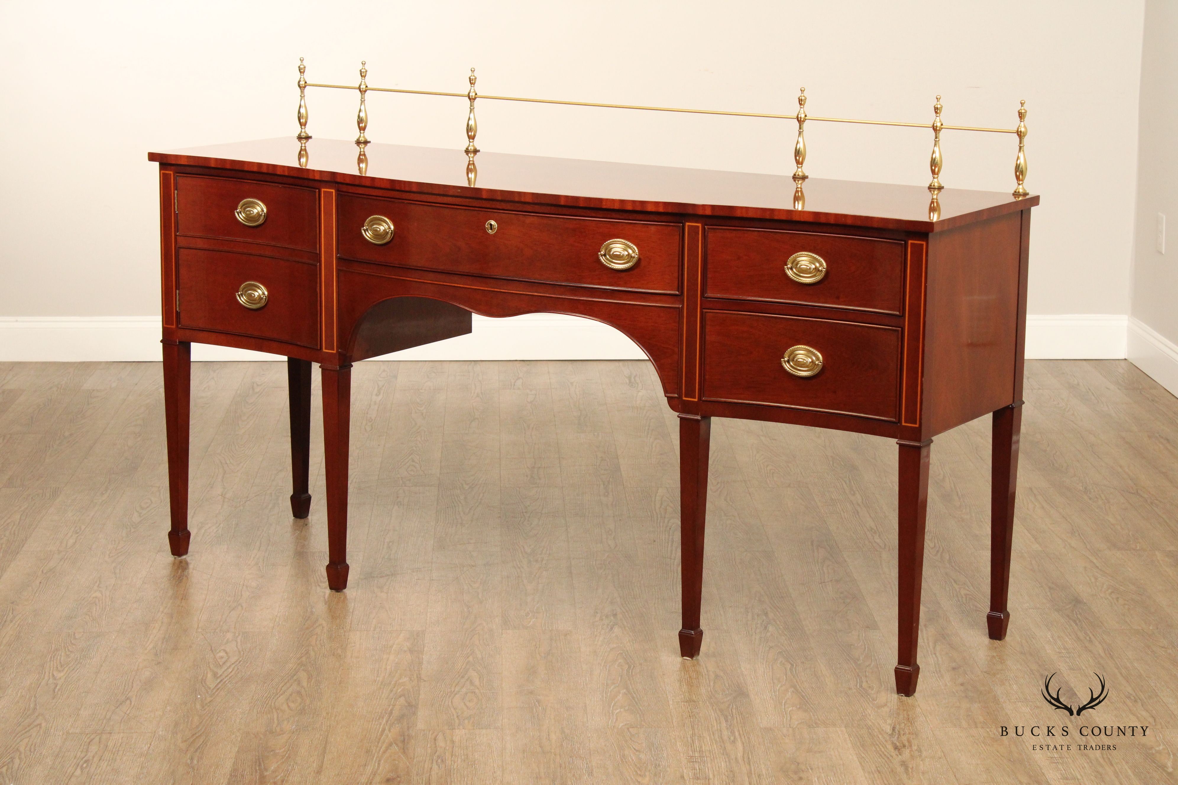 Kindel Furniture Hepplewhite Style Mahogany Sideboard