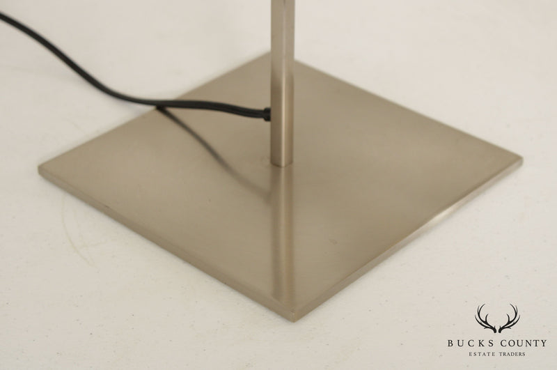 Modern Vetri Murano Glass & Chrome Table Lamp