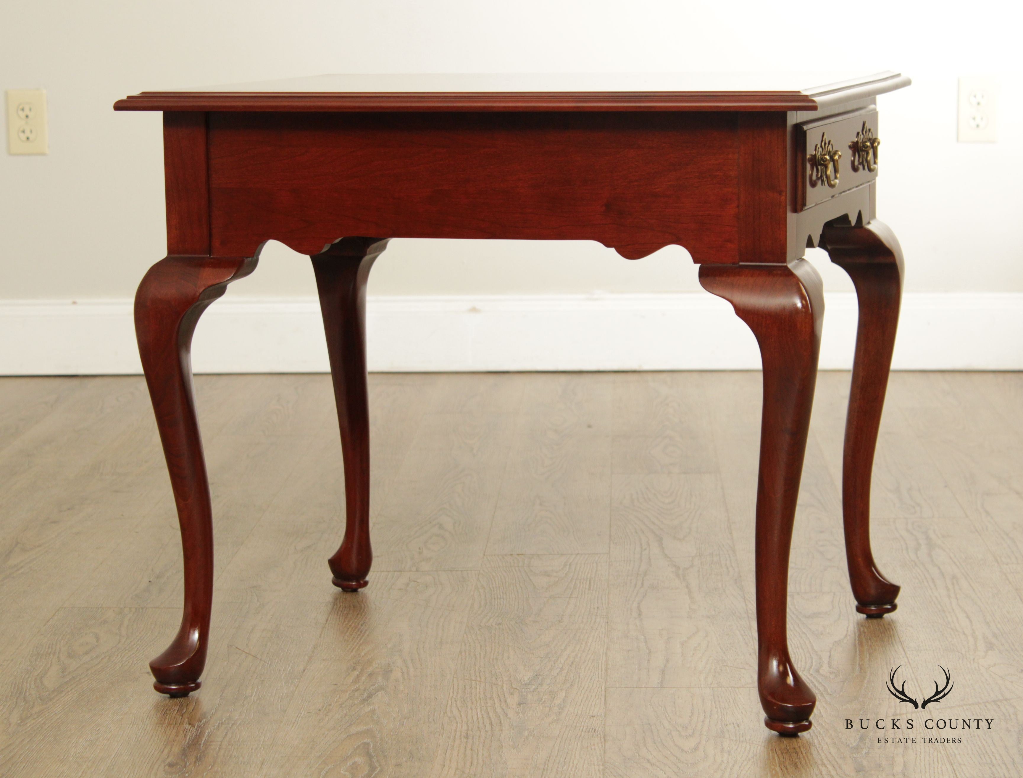 Knob Creek Queen Anne Style Cherry Side Table