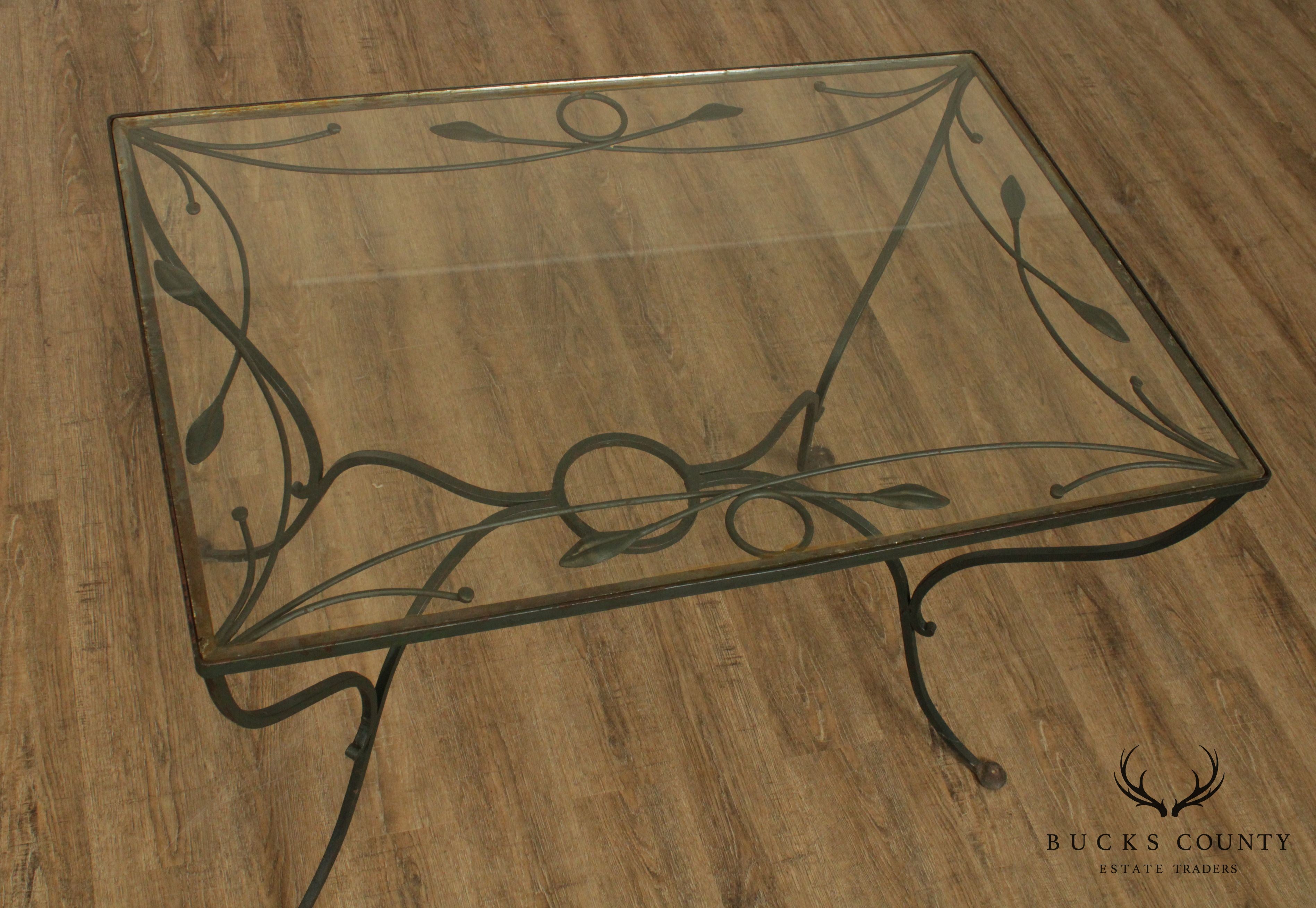 Salterini Wrought Iron Vintage Patio, Garden Dining Table