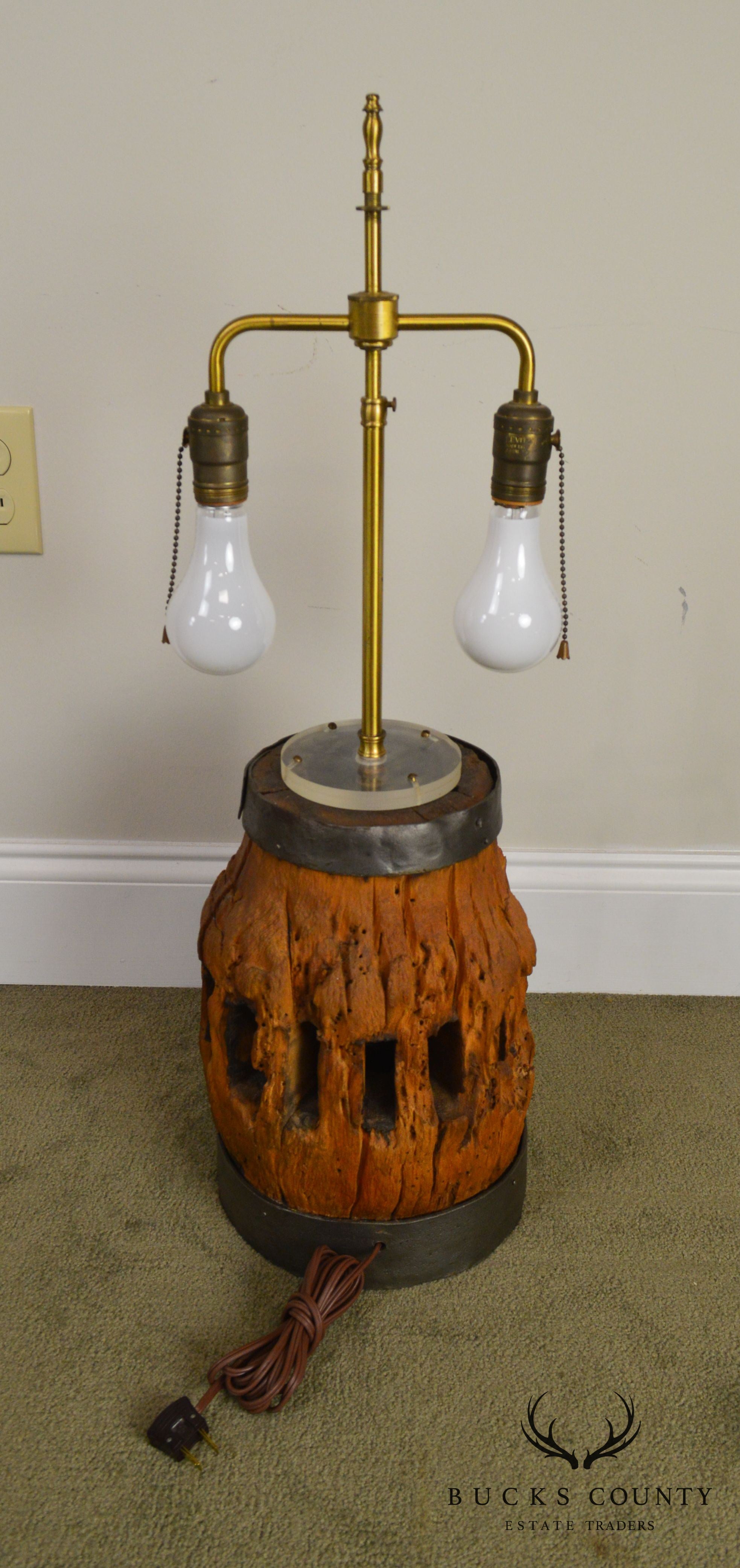 Vintage Tree Form Table Lamp