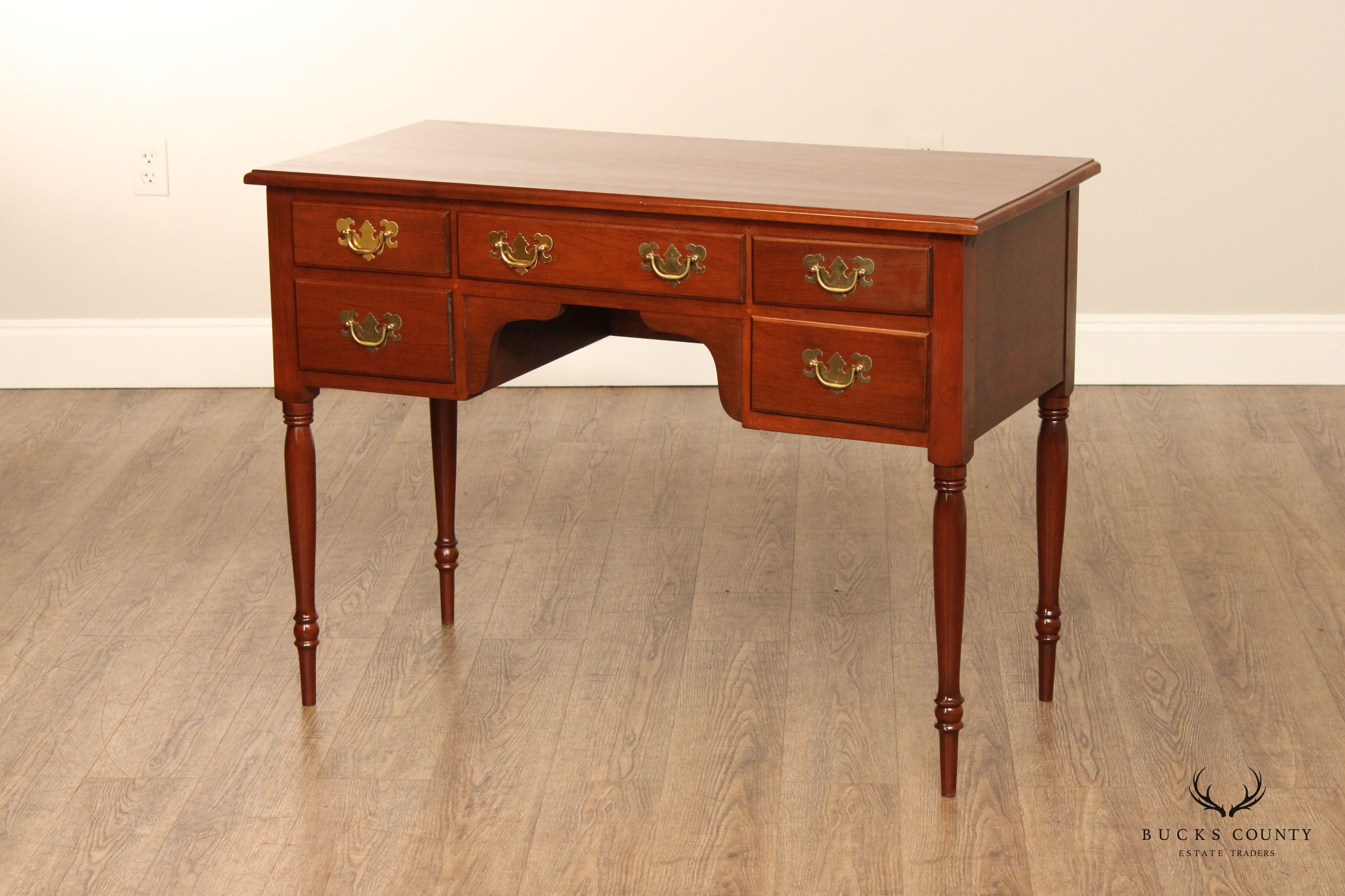 Sheraton Style Custom Quality Cherry Writing Desk