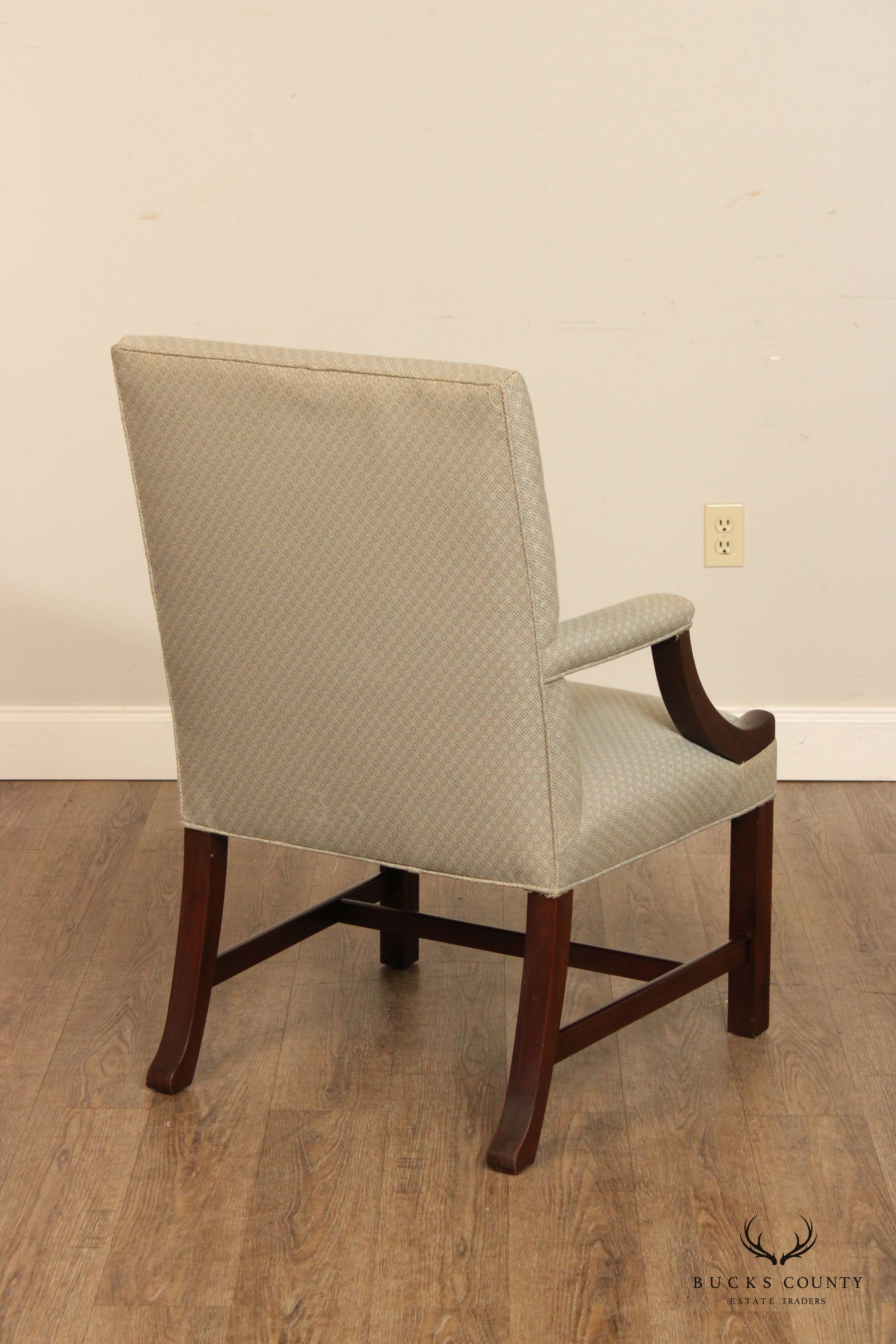 Federal Style Mahogany Open Armchair