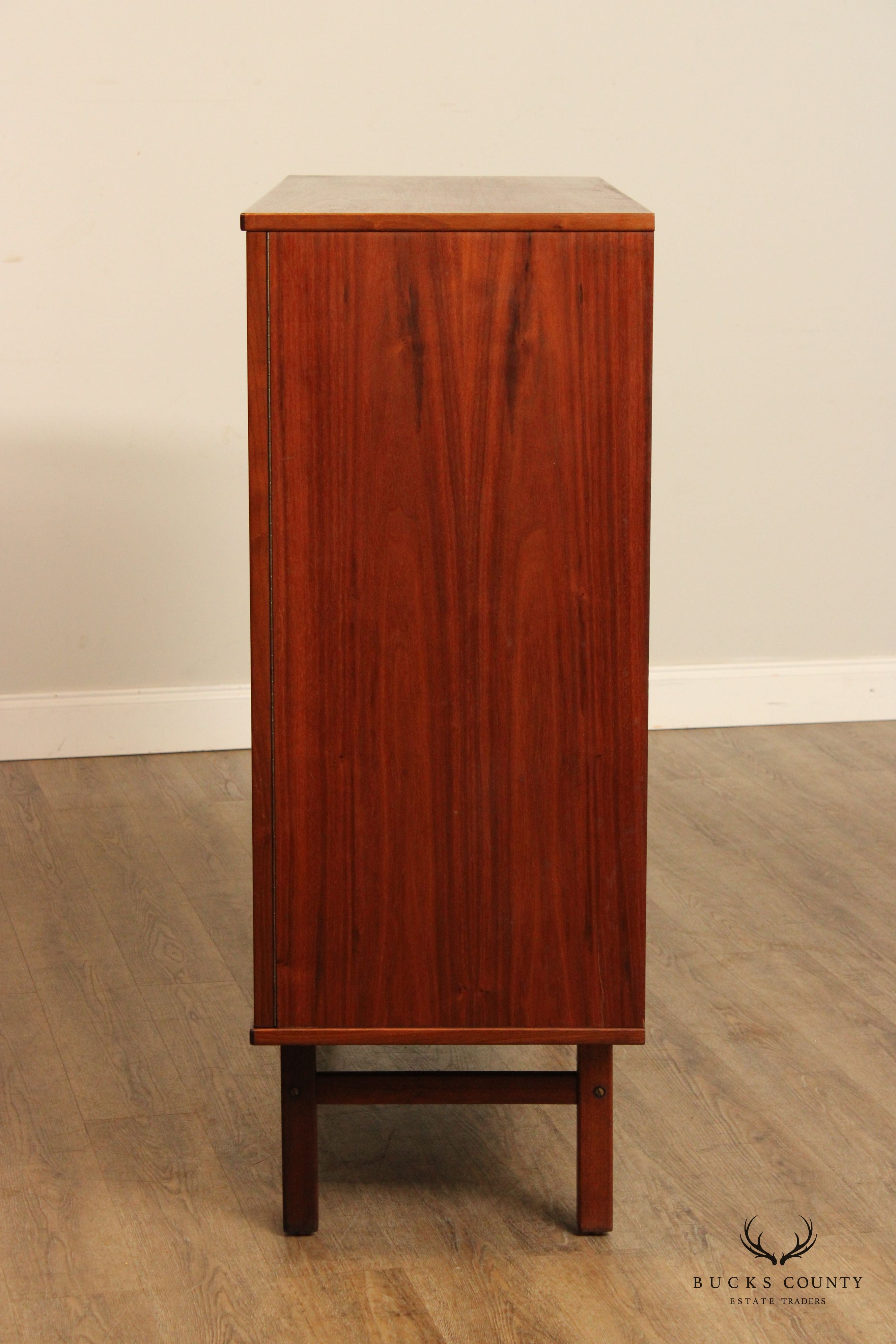 Arne Wahl Iversen Danish Modern Teak Gentleman’s Dresser Chest