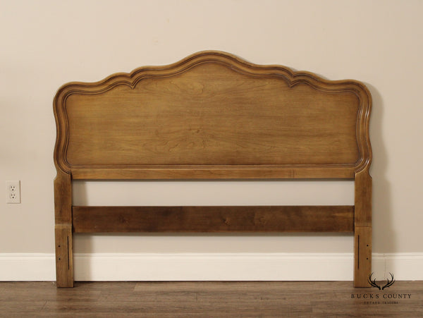 FANCHER VINTAGE FRENCH PROVINCIAL STYLE FULL SIZE FRUITWOOD HEADBOARD