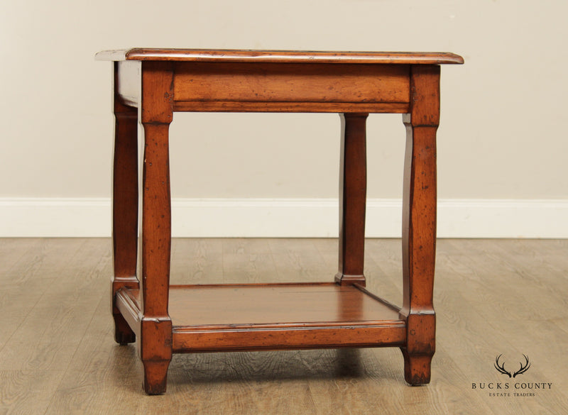 Woodland Furniture Rustic Style End Table