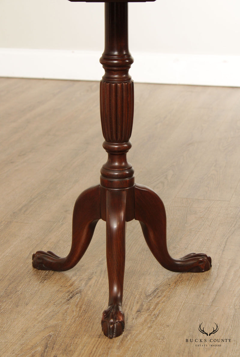 Harden Chippendale Style Carved Pie Crust Side Table