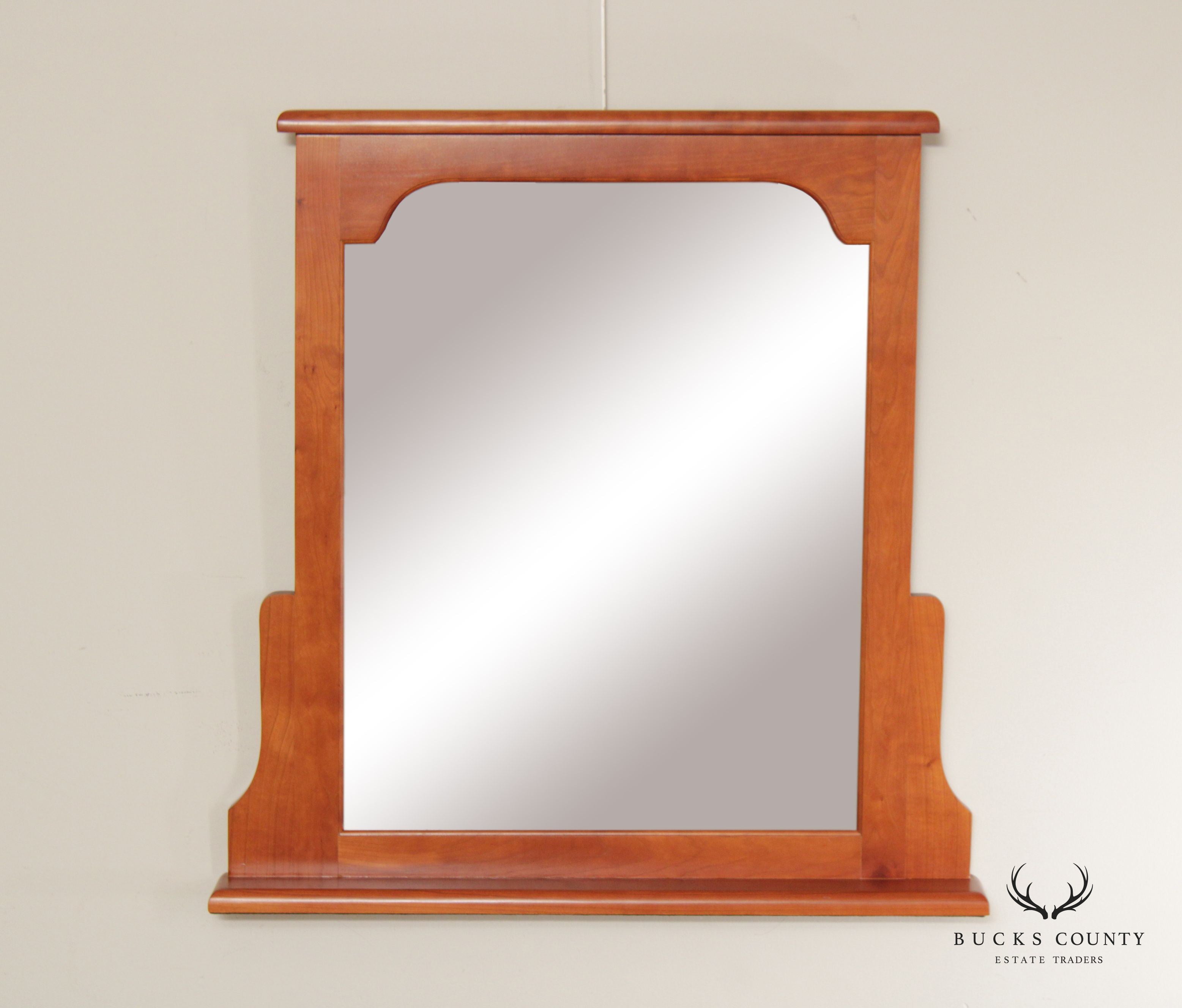 Stuart David Solid Cherry Frame Wall Mirror