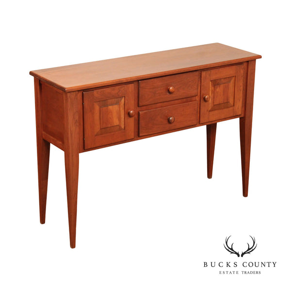 Shaker Style Custom Crafted Cherry Server Sideboard