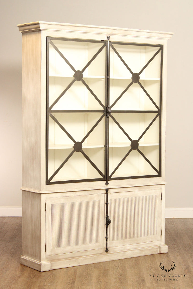Contemporary Farmhouse Style China Cabinet Bookcase