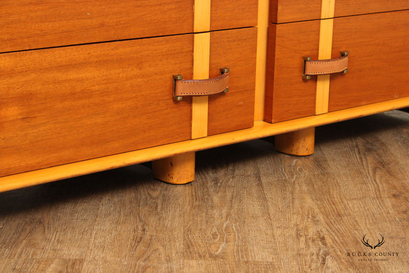 Paul Frankl for Johnson Furniture 'Station Wagon' Long Chest of Drawers