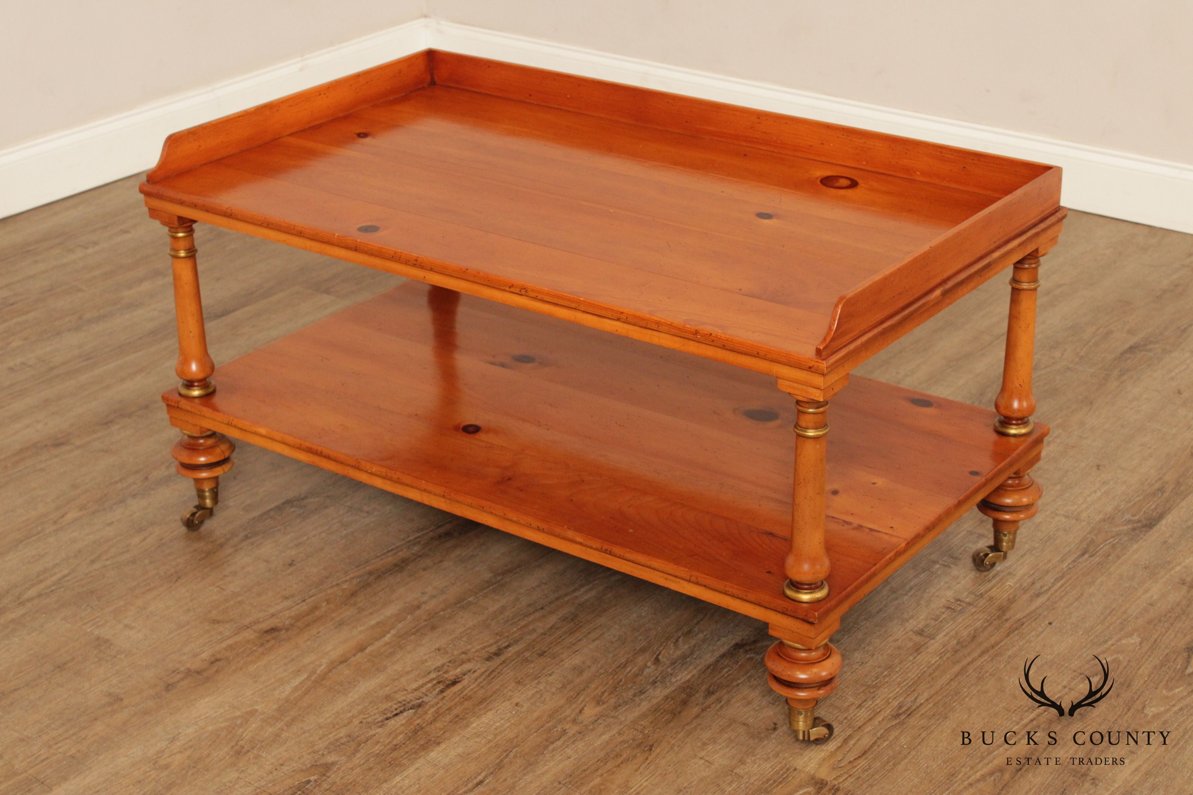 Baker Historic Charleston Reproductions Pine Coffee Table