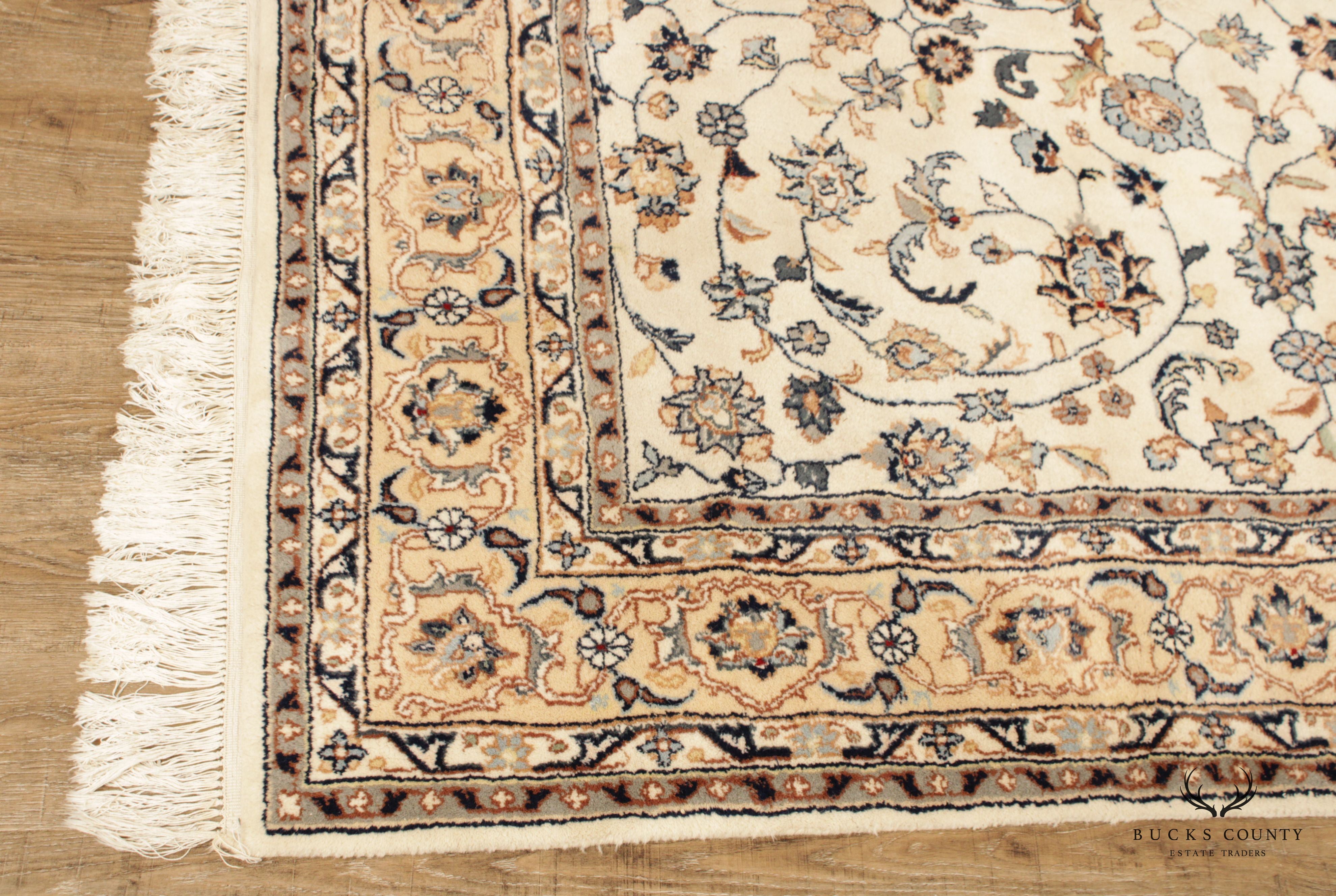 Persian Kashan Area Rug, 10' x 6'