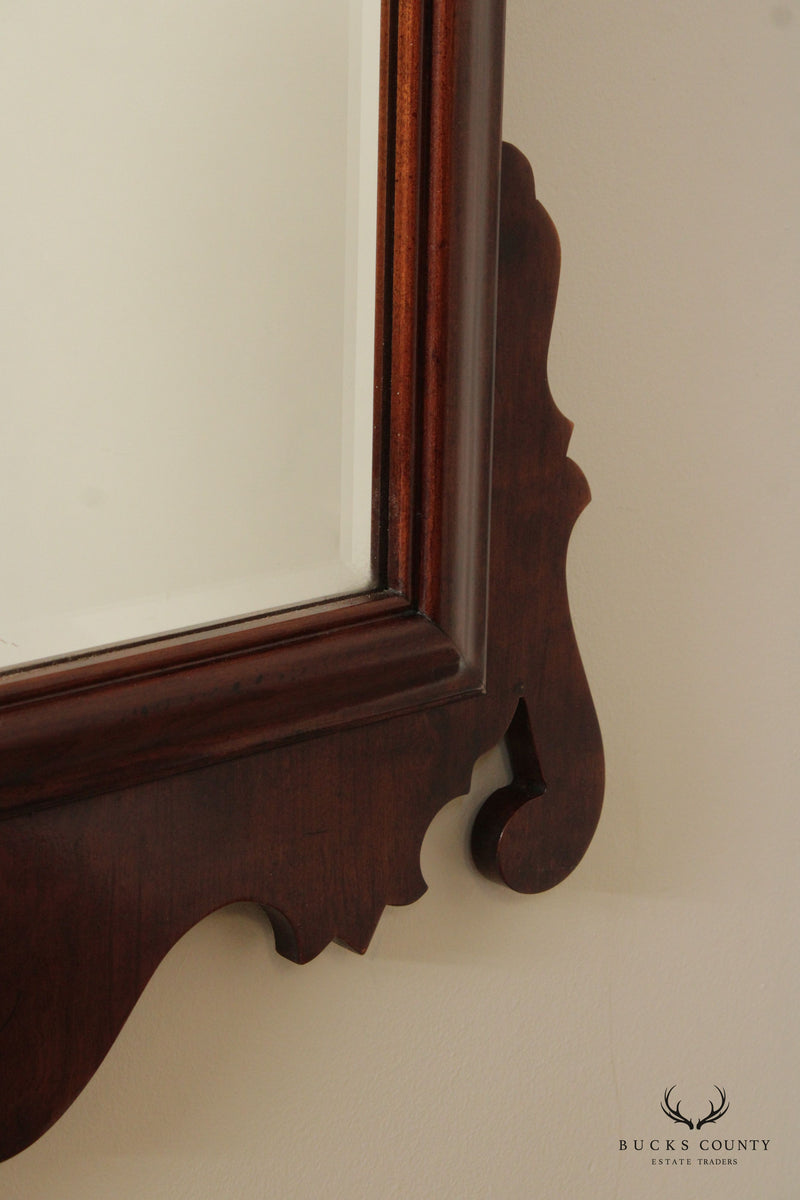 Henredon Chippendale Style Carved Cherry Wall Mirror