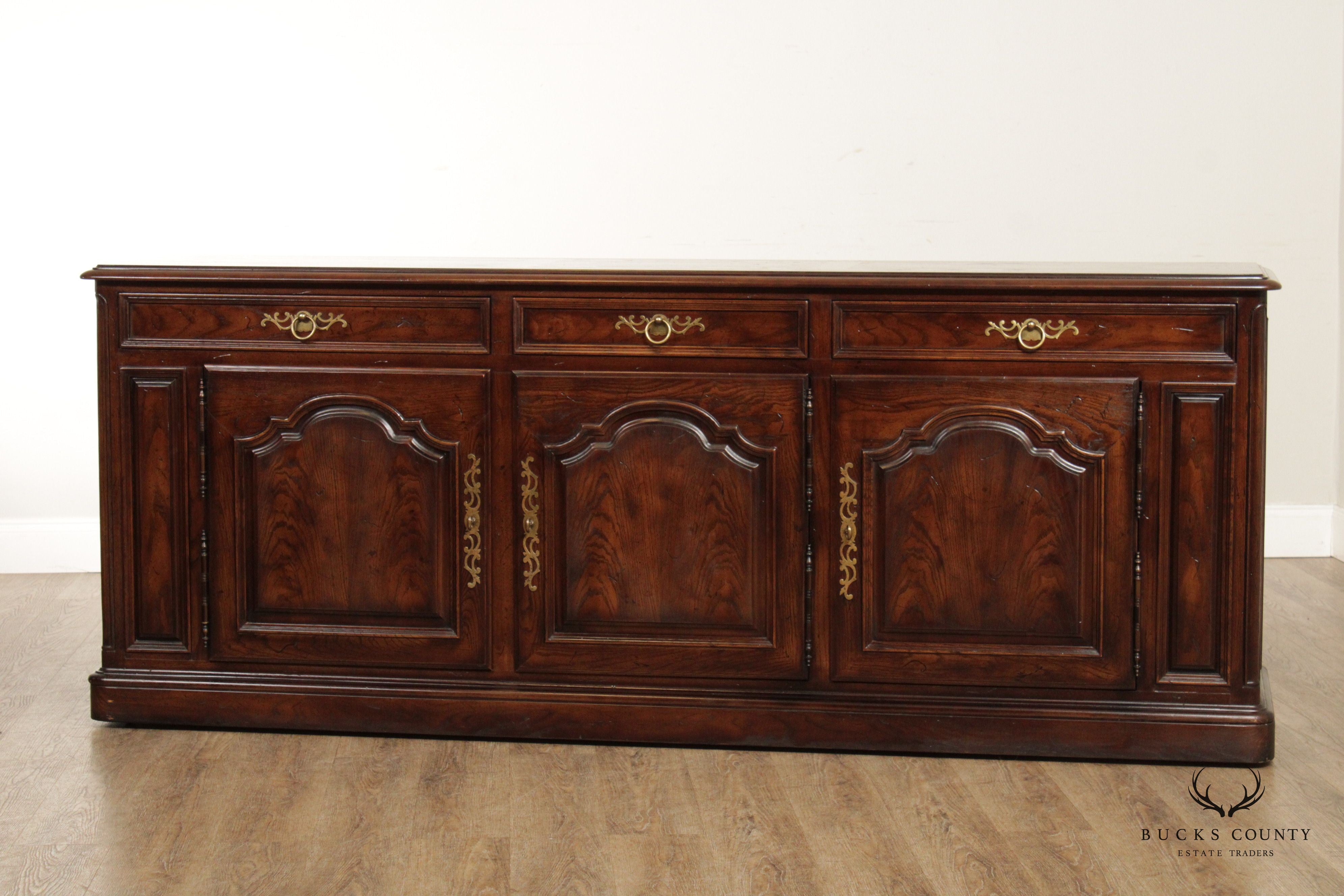 Henredon Four Centuries Collection Oak Sideboard Credenza