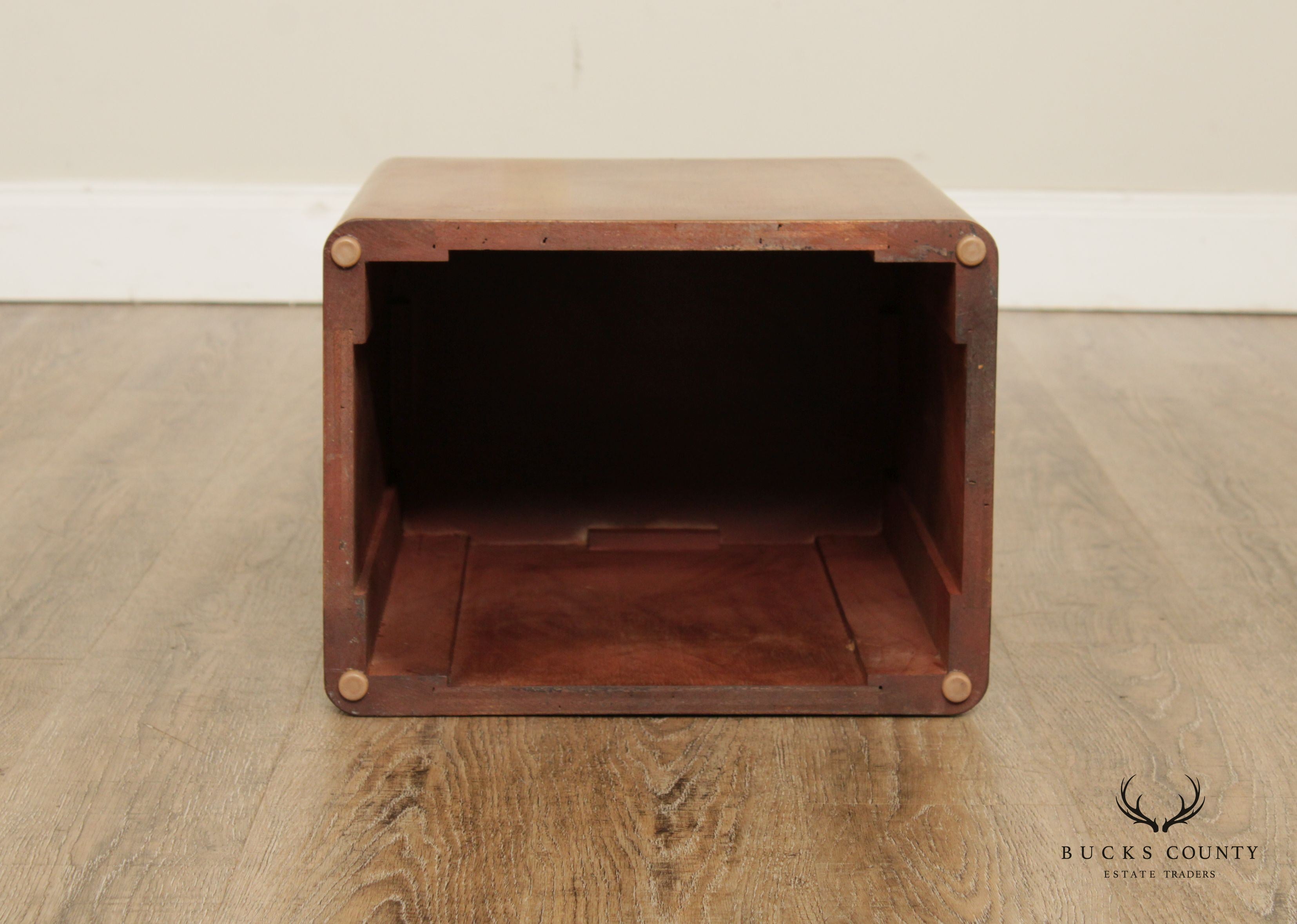 Mid Century Danish Modern Style Walnut End Table