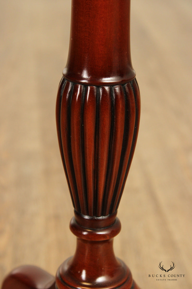 Federal Style Inlaid Mahogany Candle Stand