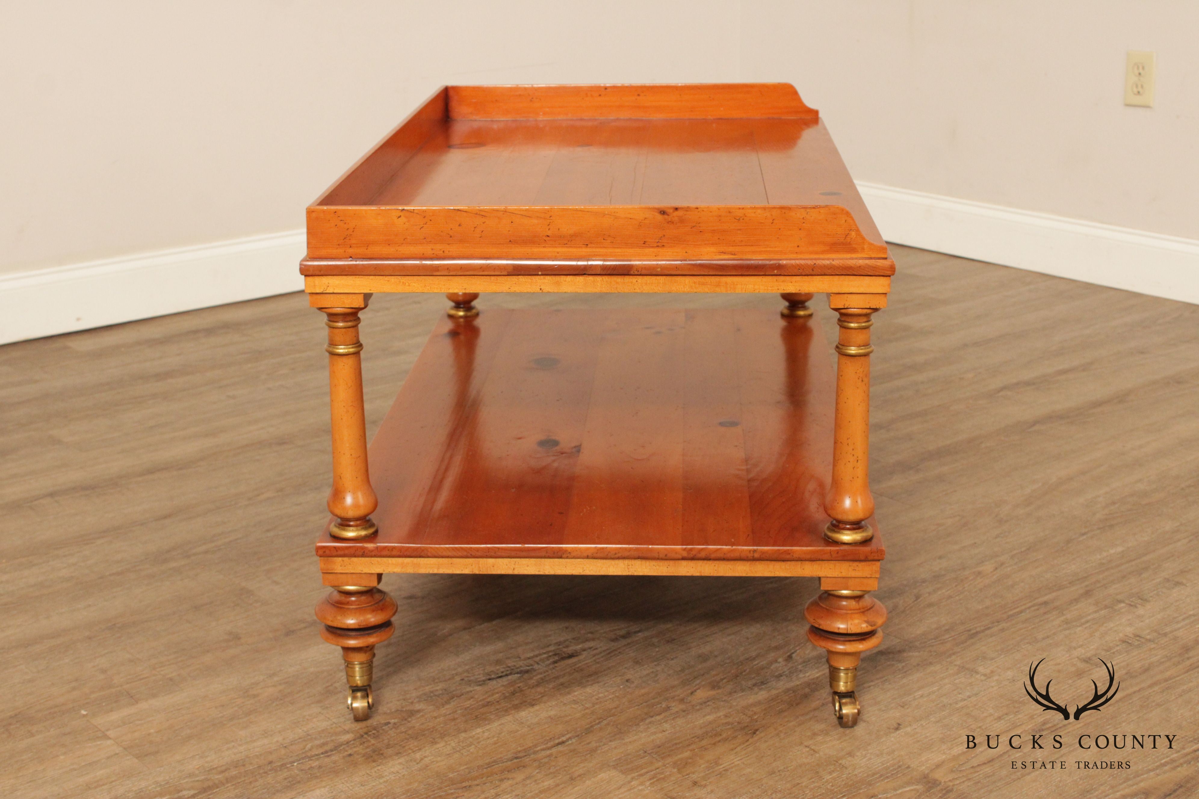 Baker Historic Charleston Reproductions Pine Coffee Table