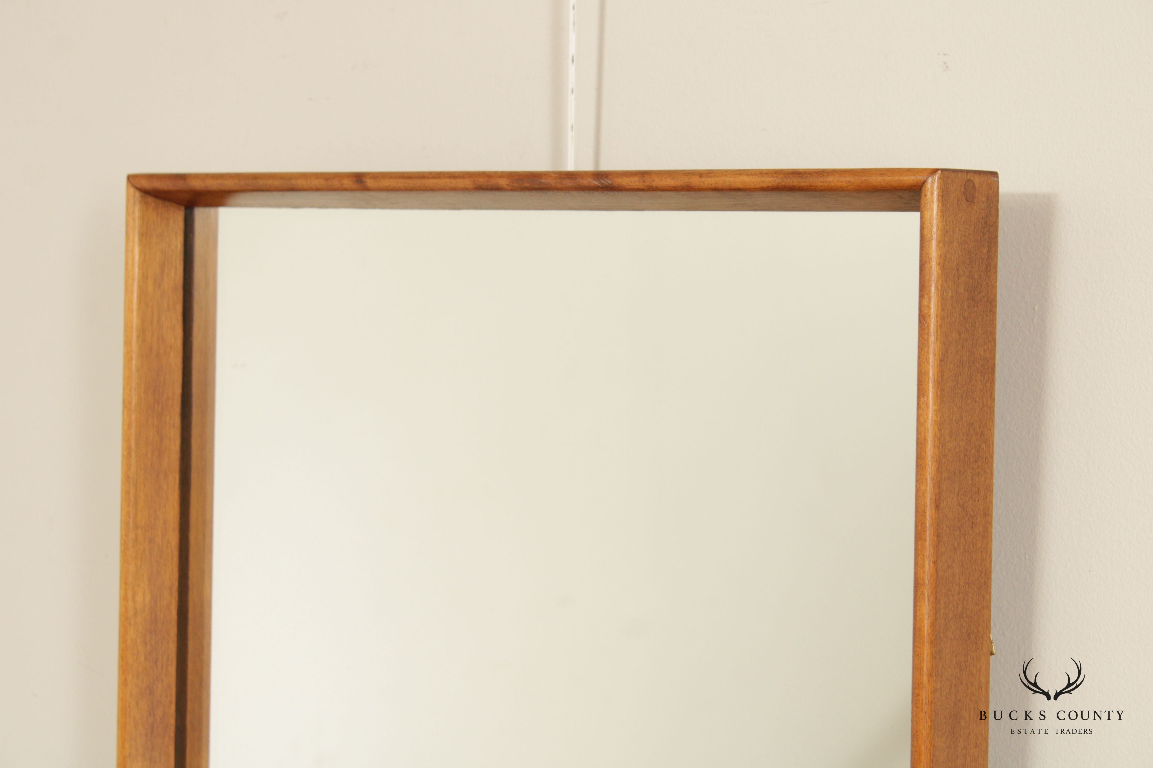 Conant Ball Mid Century Modern Maple Shadowbox Mirror