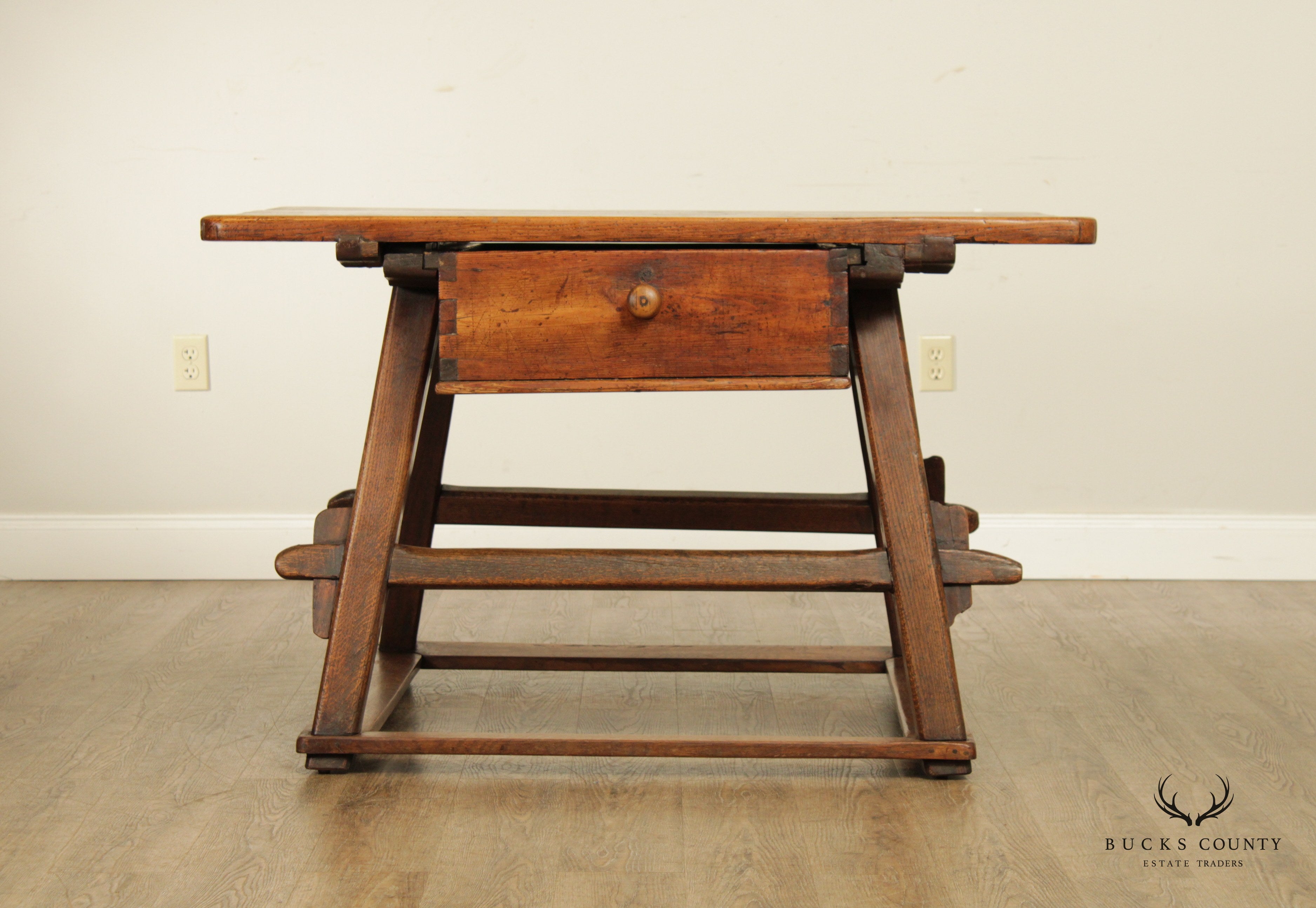 Antique 18th C. Rustic European Centre Table