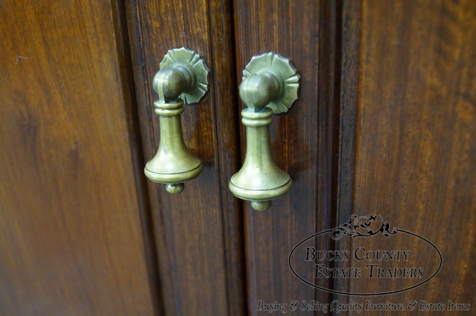 Custom Crafted Solid Mahogany Chippendale Georgian Court Style Long Dresser