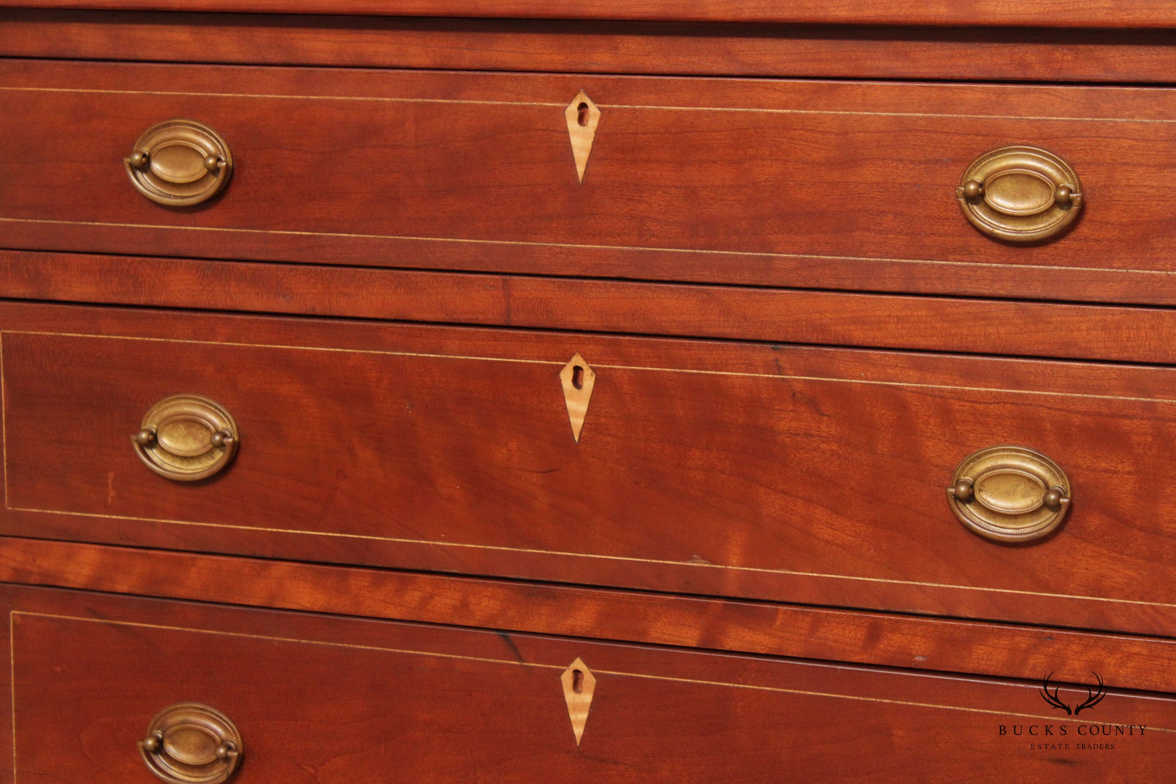 Federal Style Custom Quality Cherry Chest of Drawers