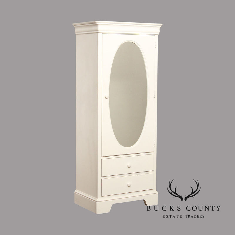 Stanley Furniture 'Young America' Traditional Style White Armoire Wardrobe