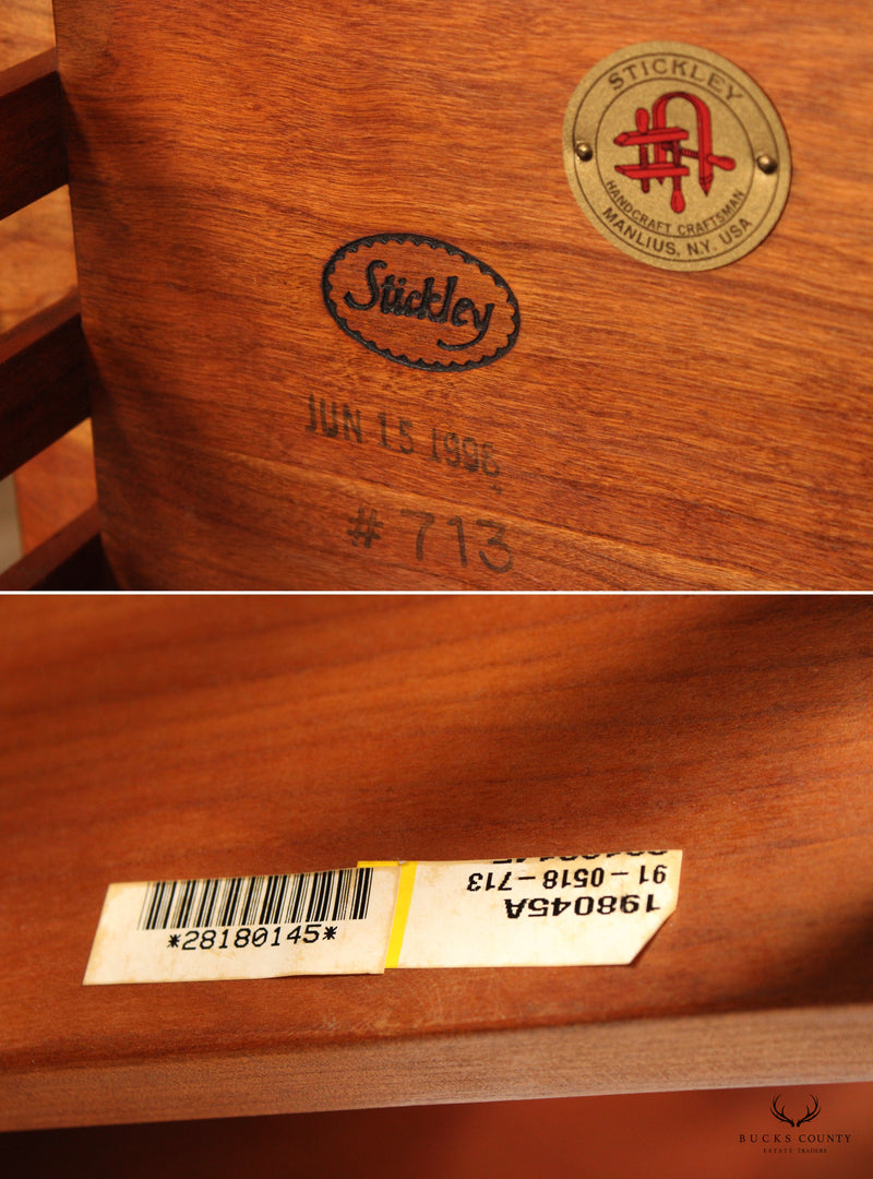 Stickley Mission Collection Cherry Three-Tier Revolving Bookcase
