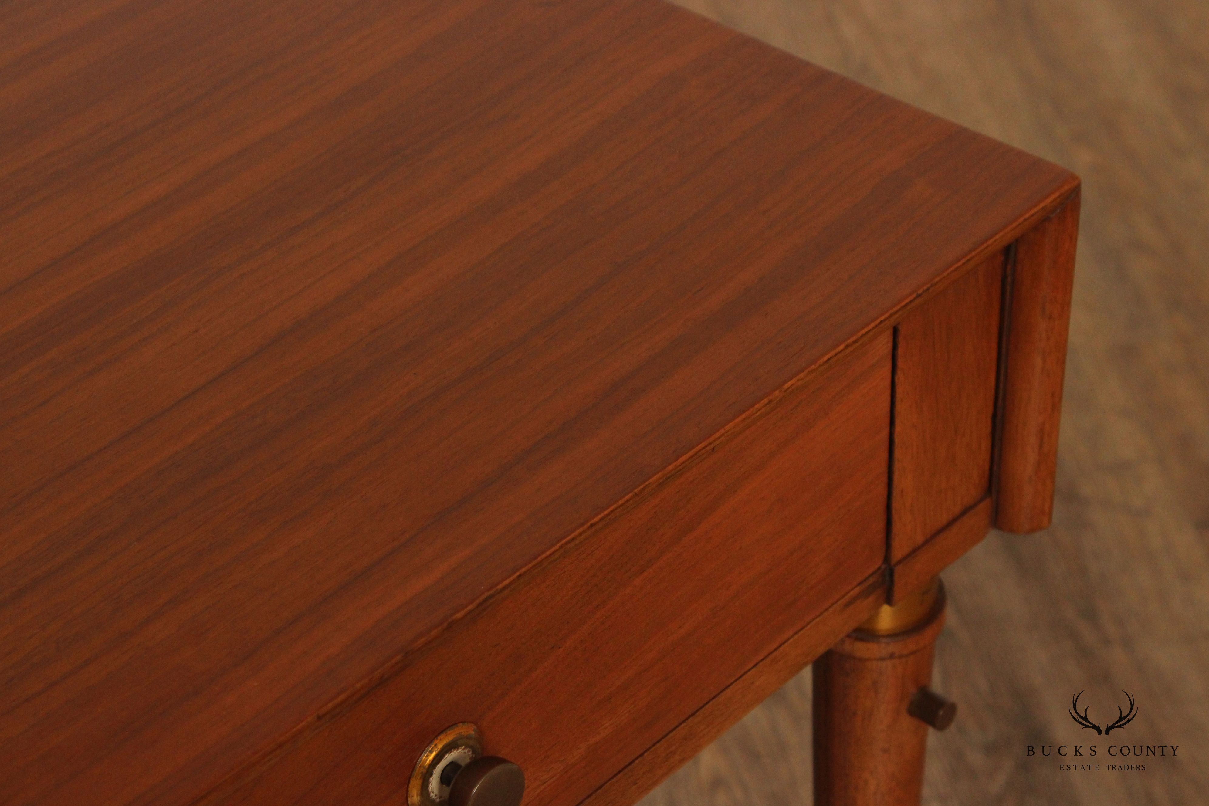 Mid Century Modern Walnut Writing Desk