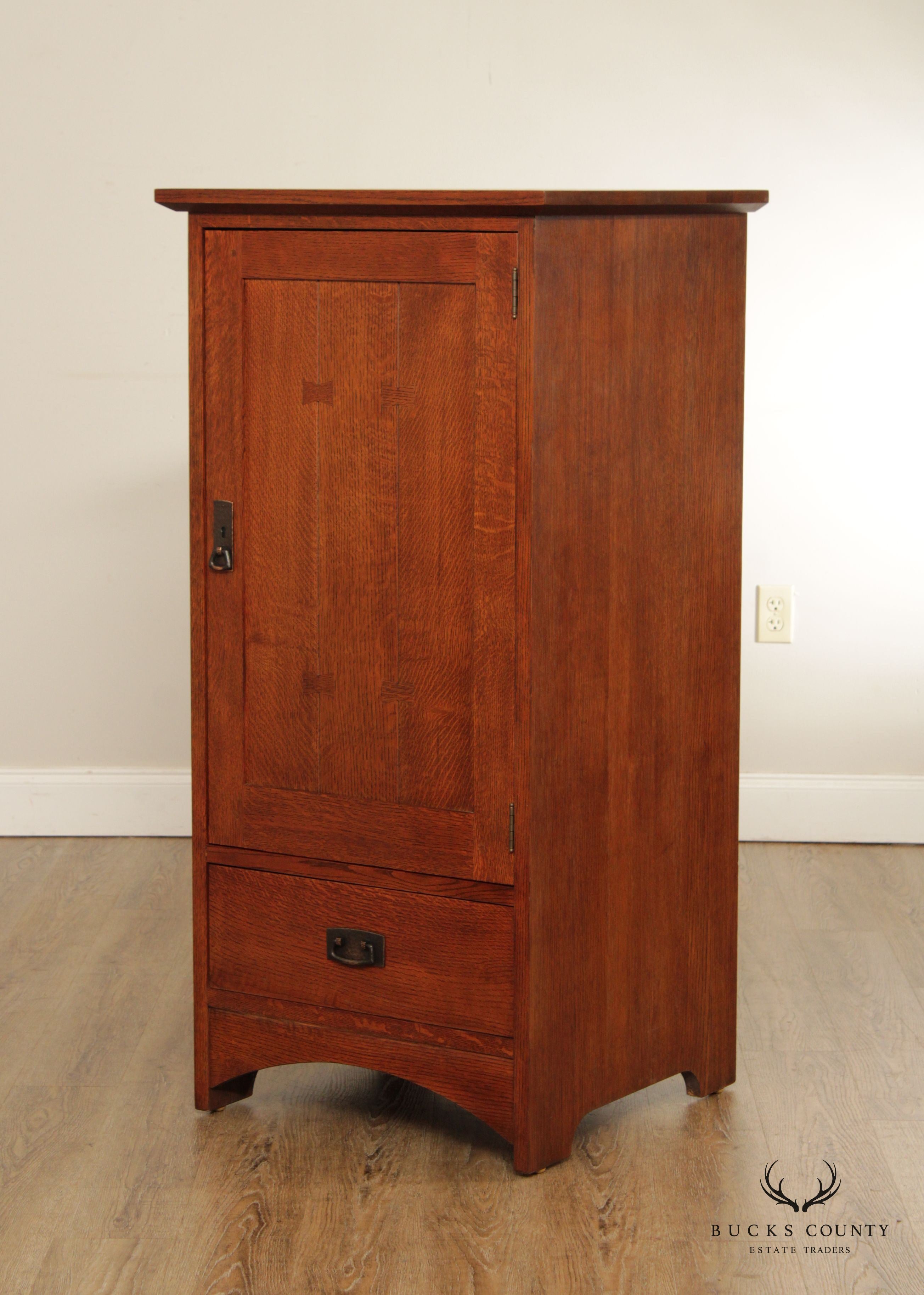 Stickley Mission Collection Oak Audio Unit