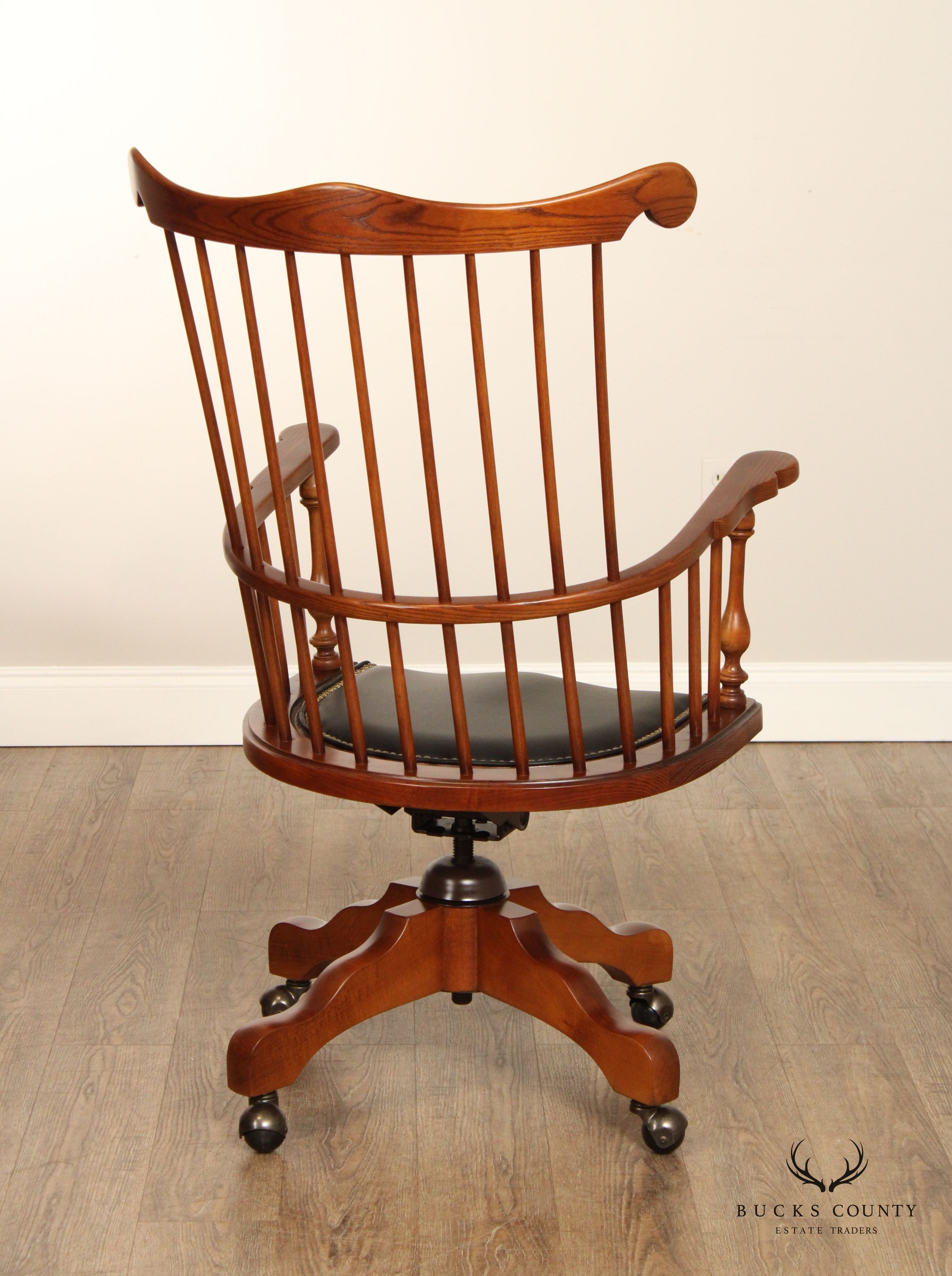 Frederick Duckloe Comb Back Windsor Office Desk Chair