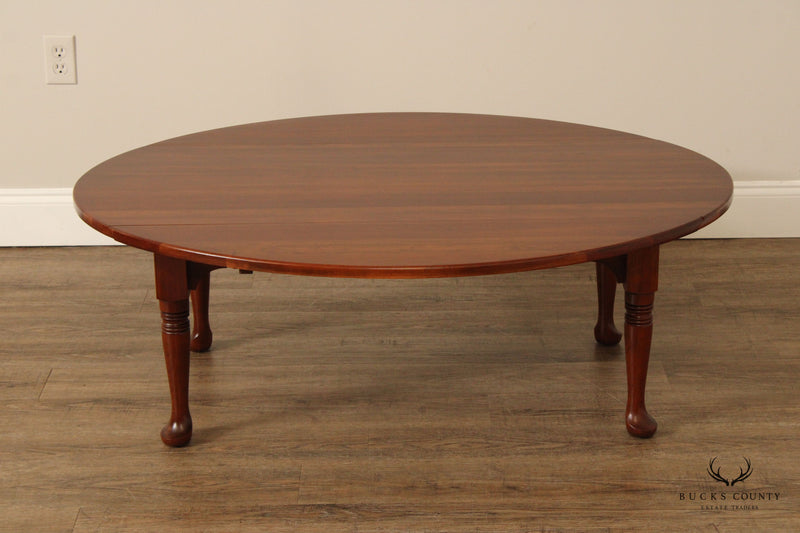 Pennsylvania House Queen Anne Style Cherry Drop Leaf Coffee Table