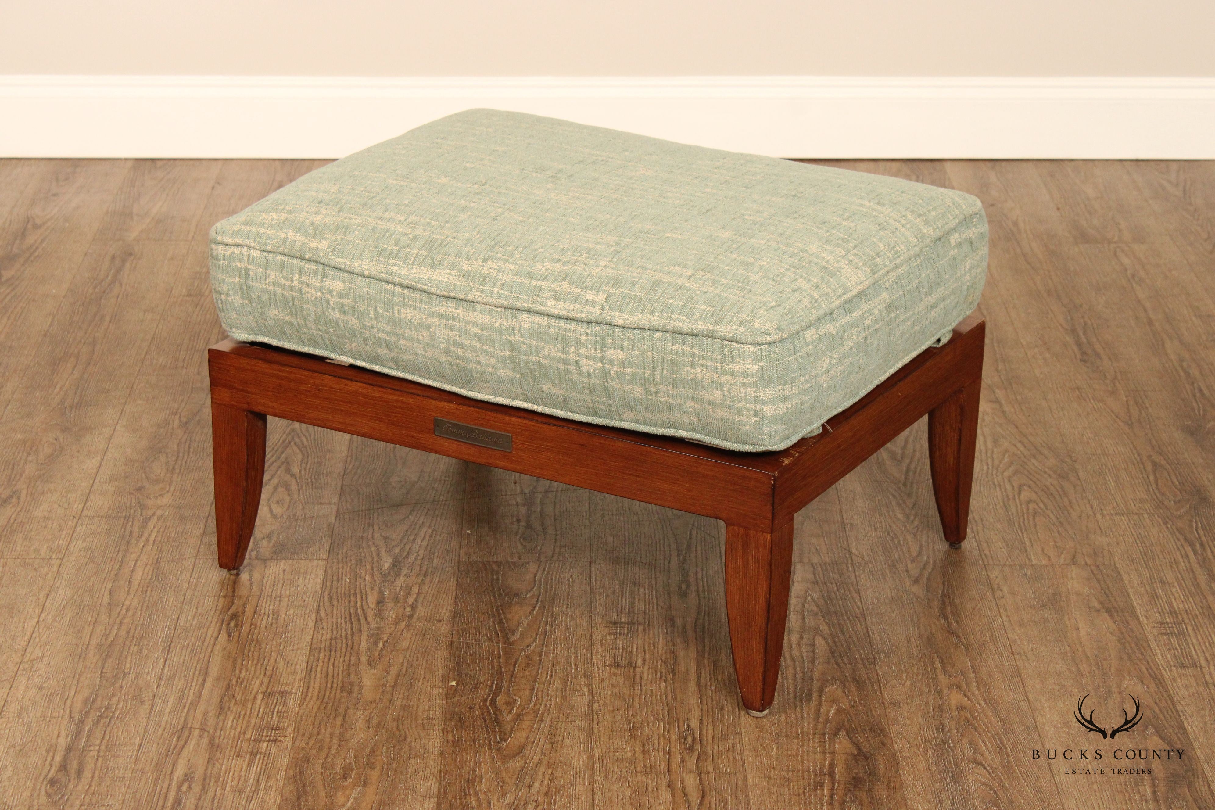 Tommy Bahama Outdoor Patio Faux Wood Ottoman