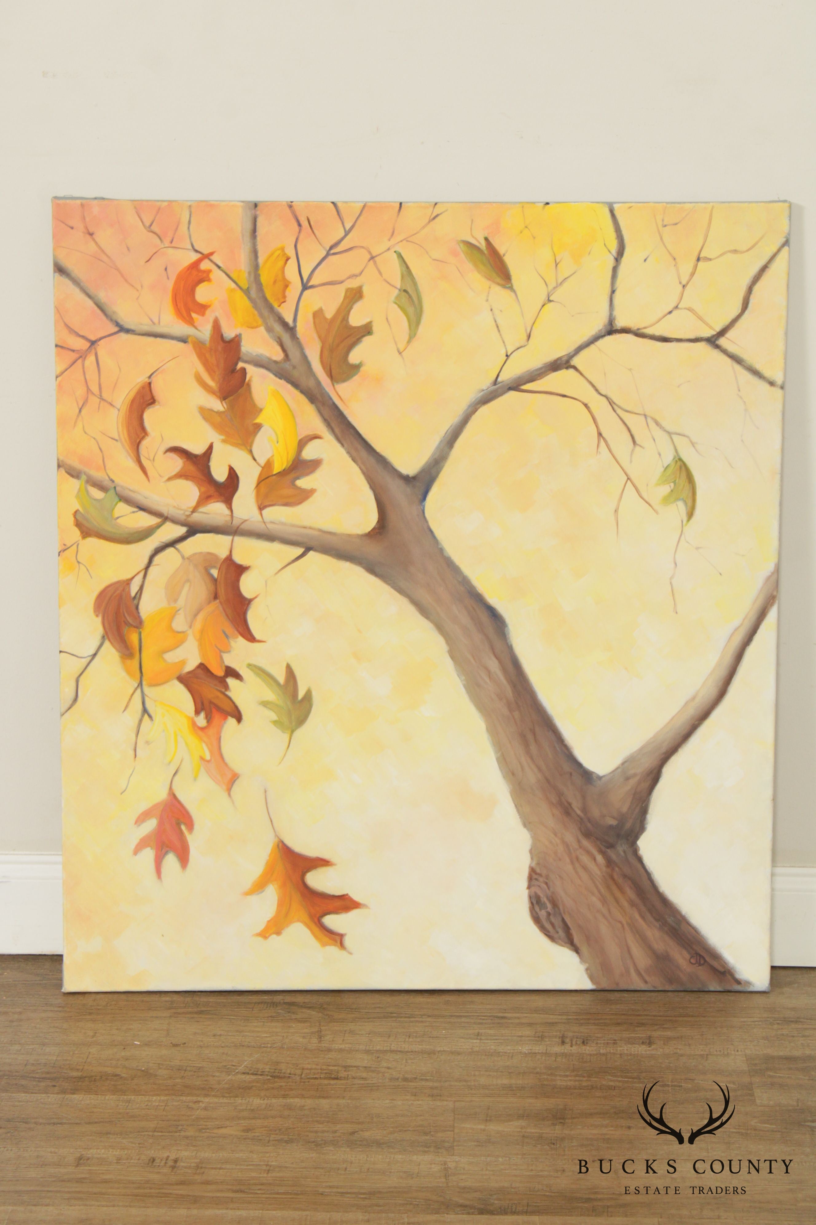 Christine Drake Donahower Fall Foliage Original Oil Painting