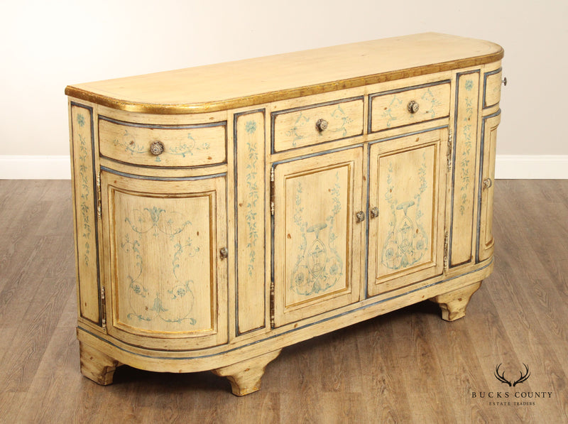 Century Furniture Italian Style Distressed Painted Sideboard