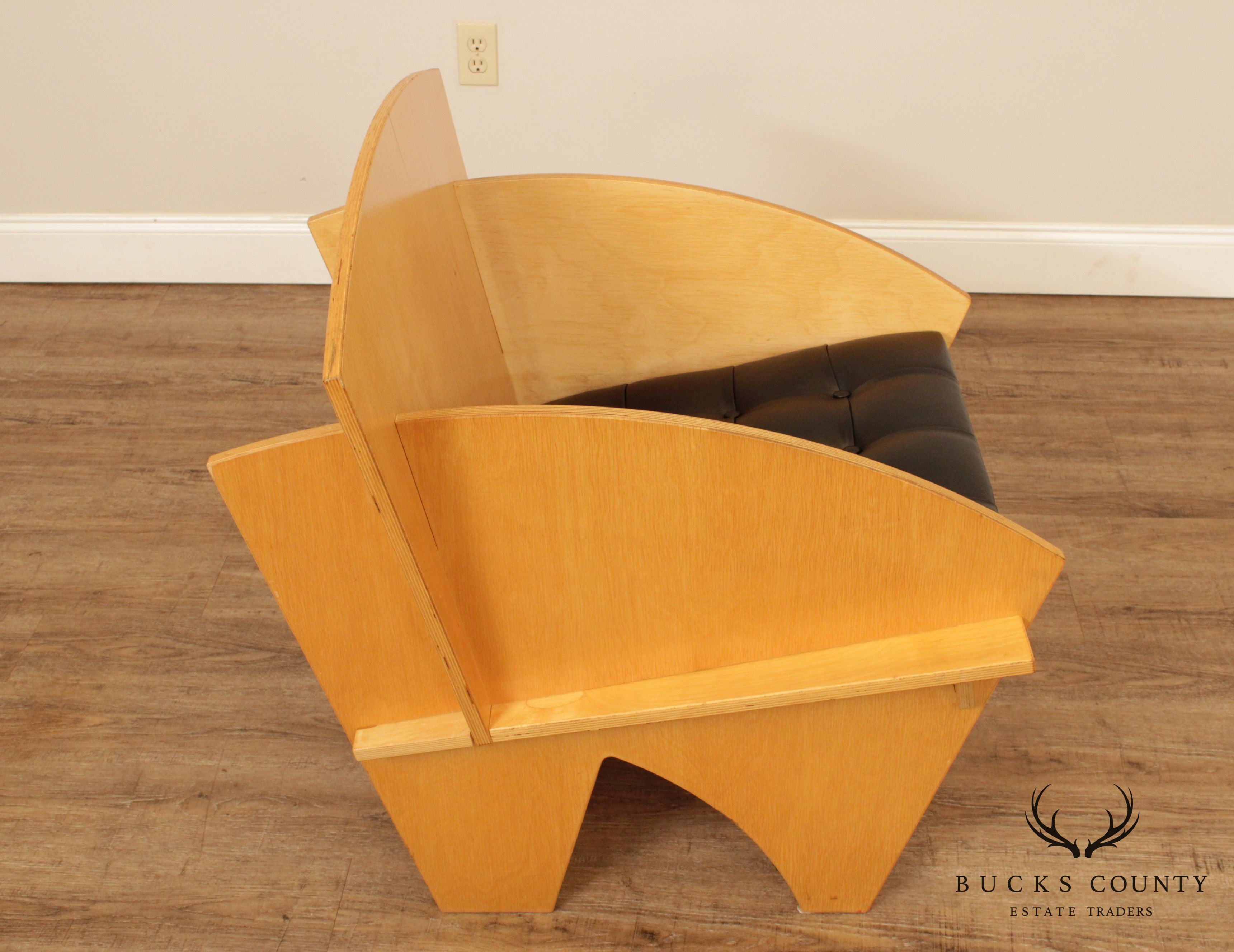 Mid Century Modern Plywood Lounge Chair After Ilonka Karasz