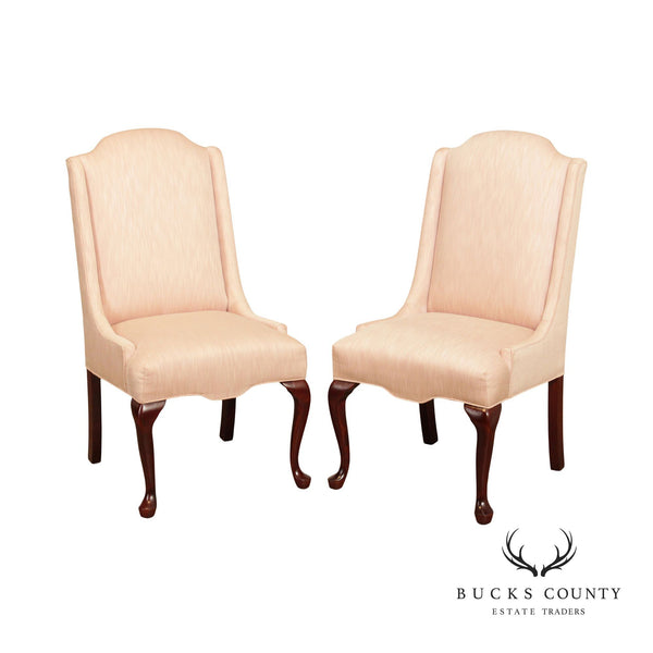 Pennsylvania House Cameo 90 Collection Queen Anne Style Pair of Host Dining Chairs