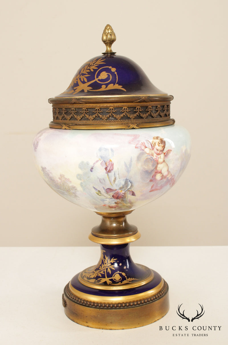 Antique French Sèvres Porcelain Urn