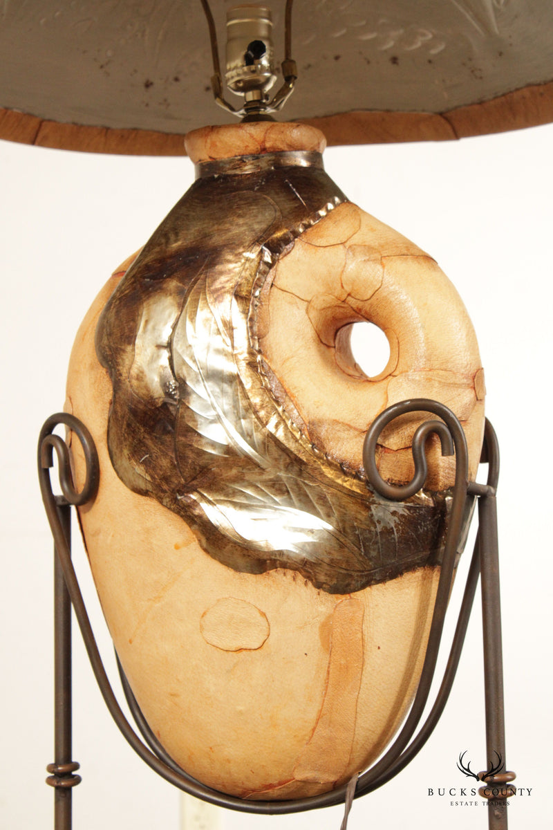 Rustic Style Studio Crafted Sculptural Floor Lamp